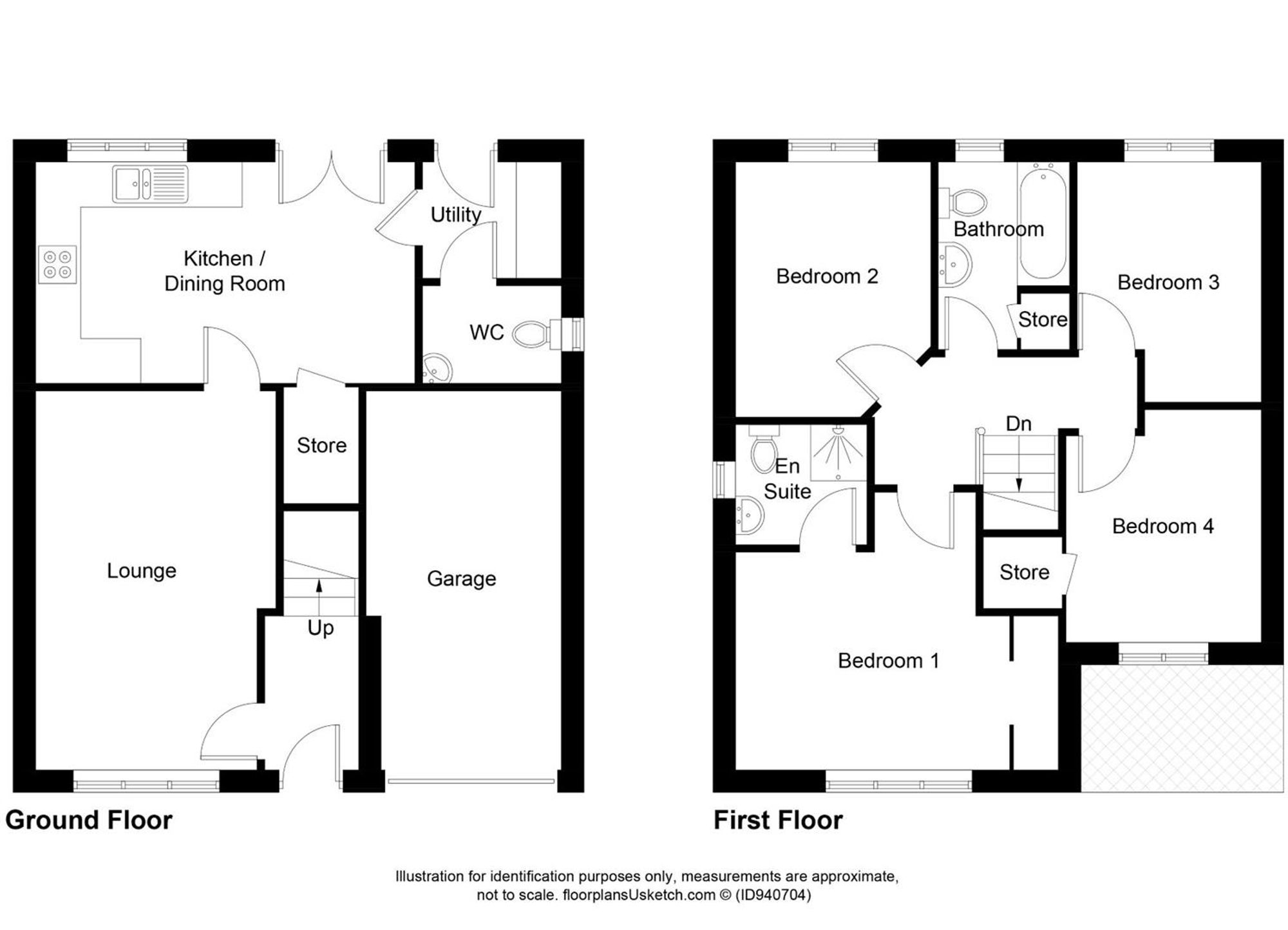 9 Macknight Crescent, Glenrothes floorplan