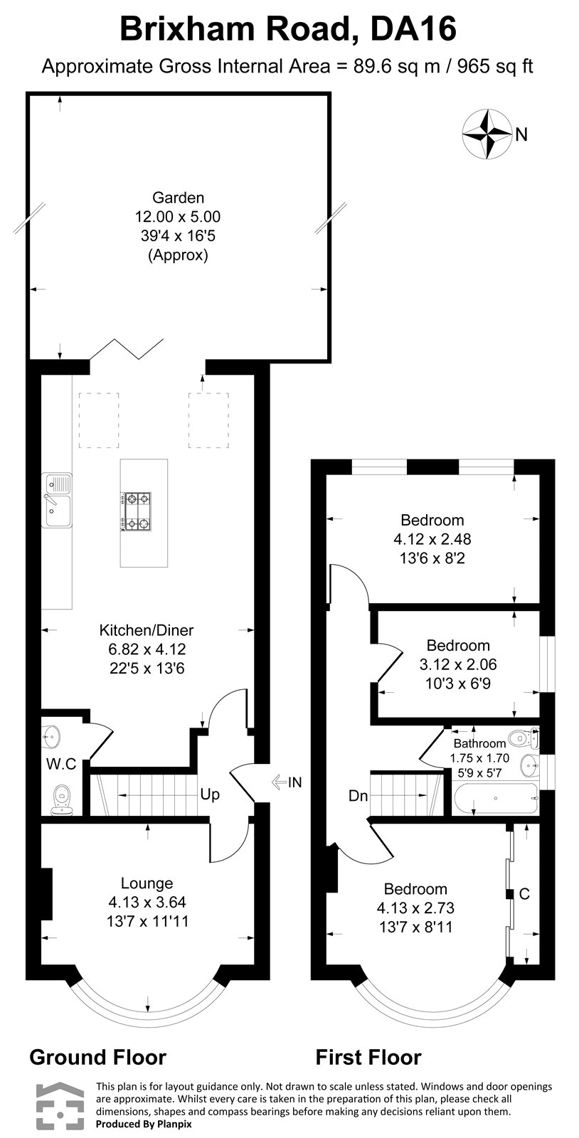 99, Brixham Road, Kent floorplan