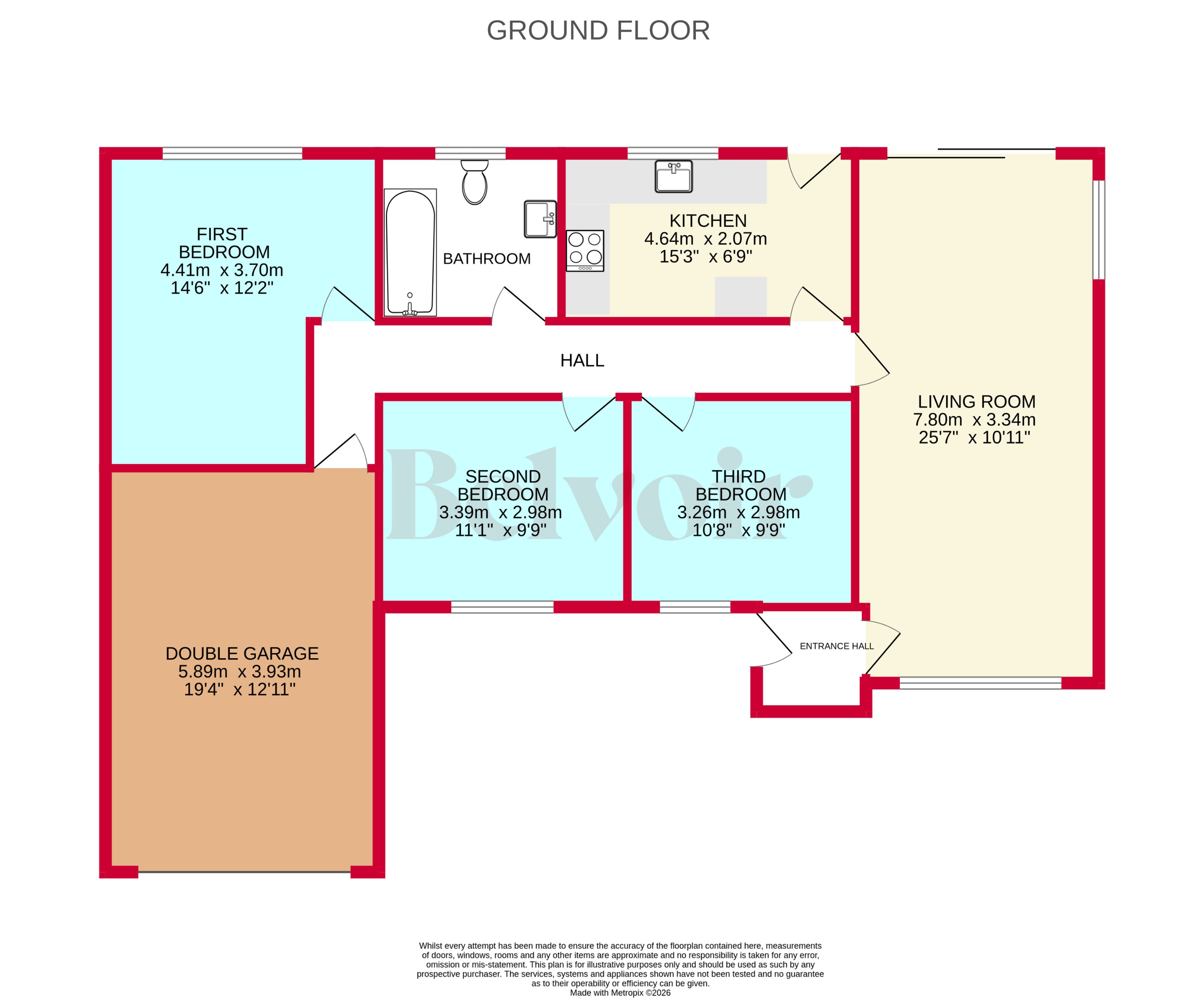 76, Bloxwich Road North, Willenhall floorplan