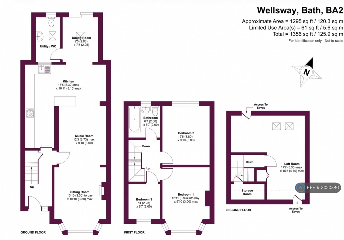 Wellsway, Bath floorplan