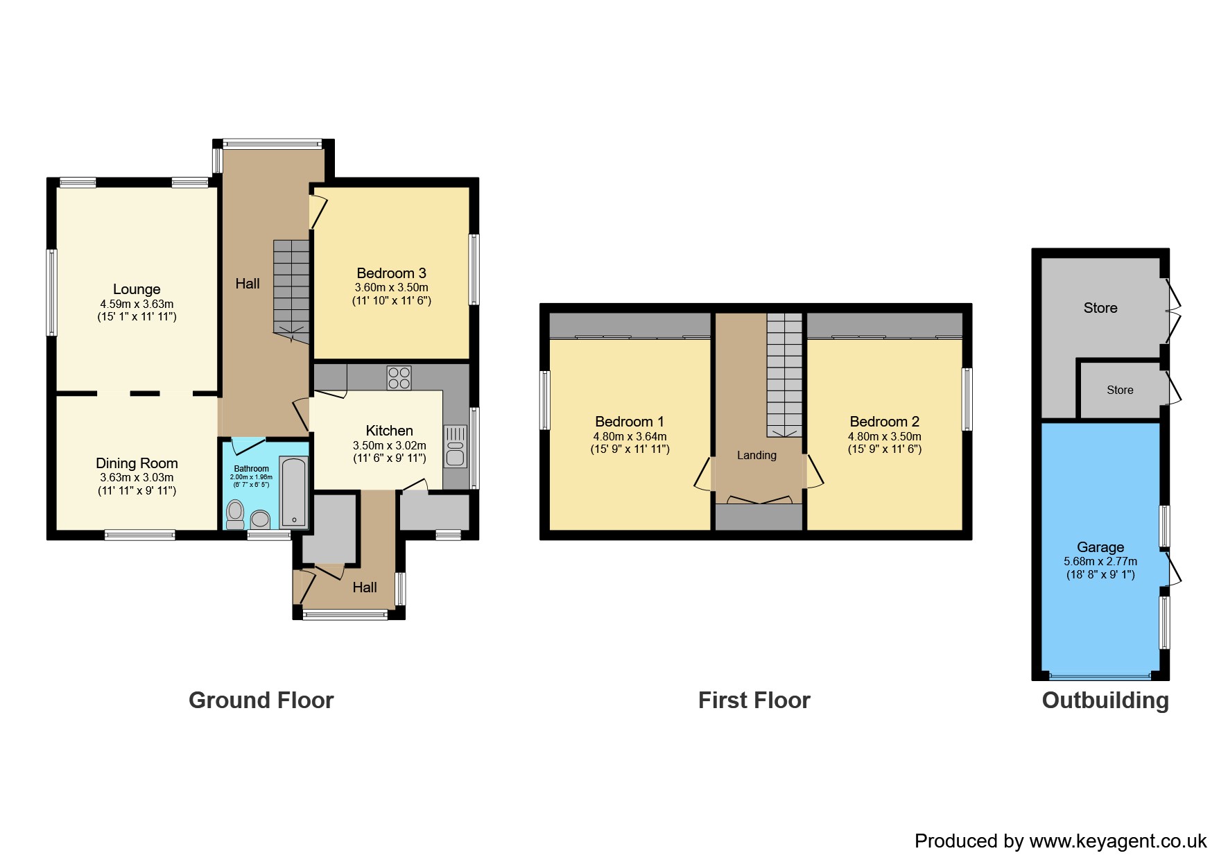 Debdale Lane, Mansfield NG19, 3 bedroom detached house for sale