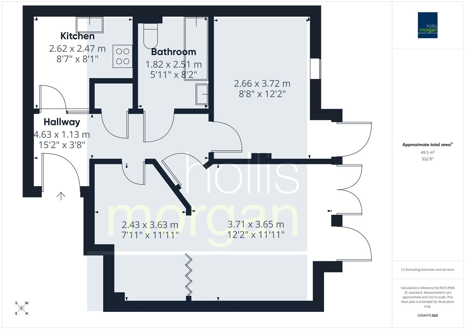 Flat 4, Vestry Hall, Vestry Lane, Bristol floorplan