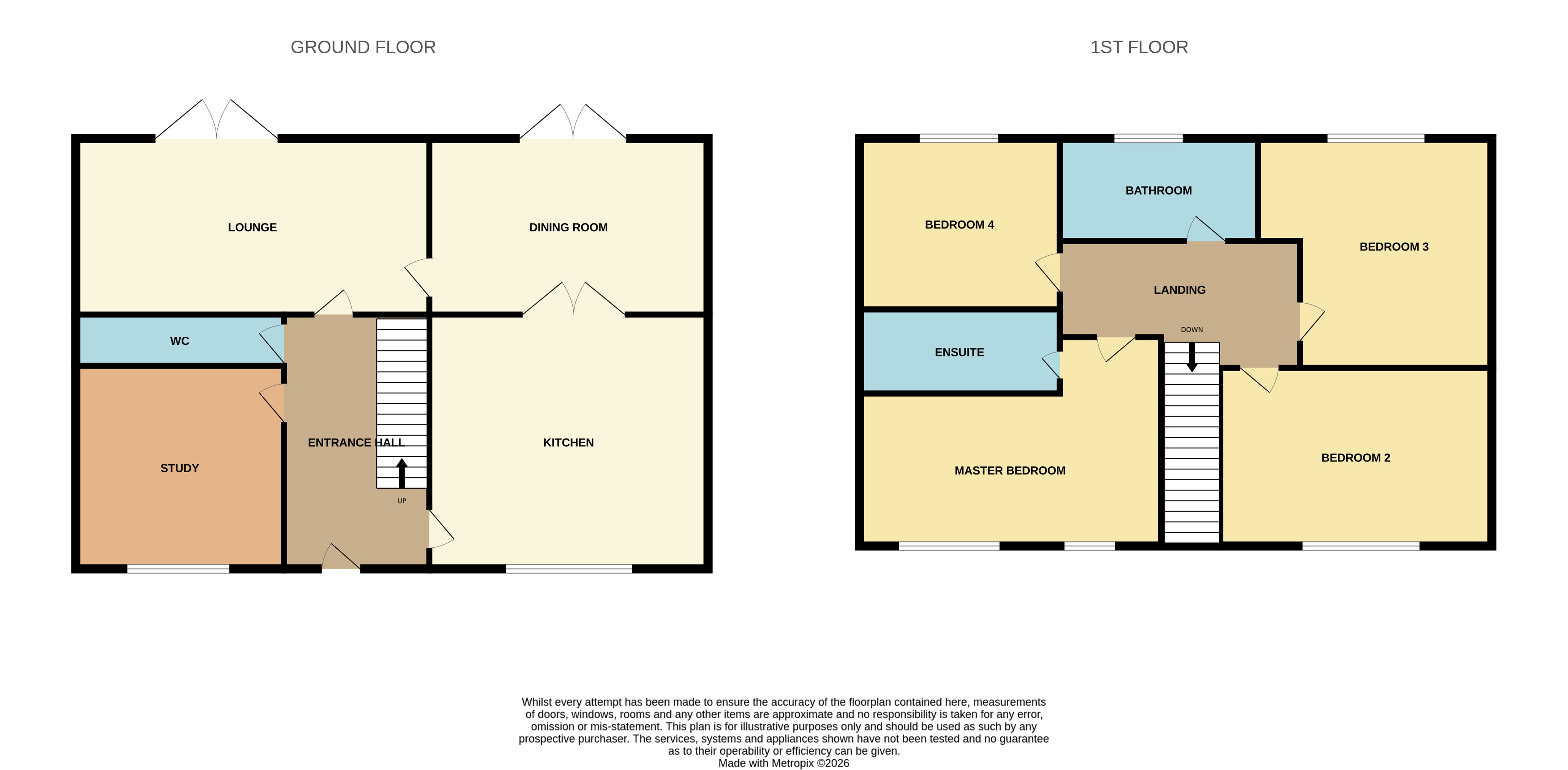 36, Cornfield Way, Warwickshire floorplan