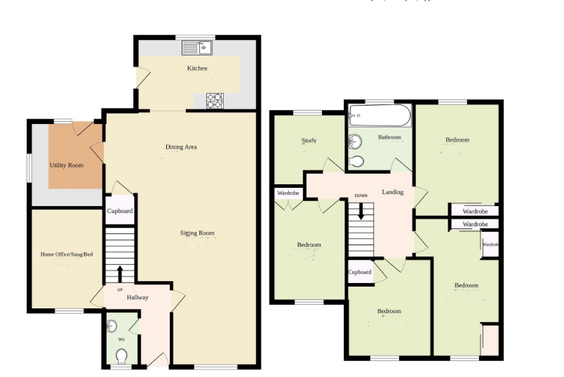 25, Oak Tree Close, Great Yarmouth floorplan