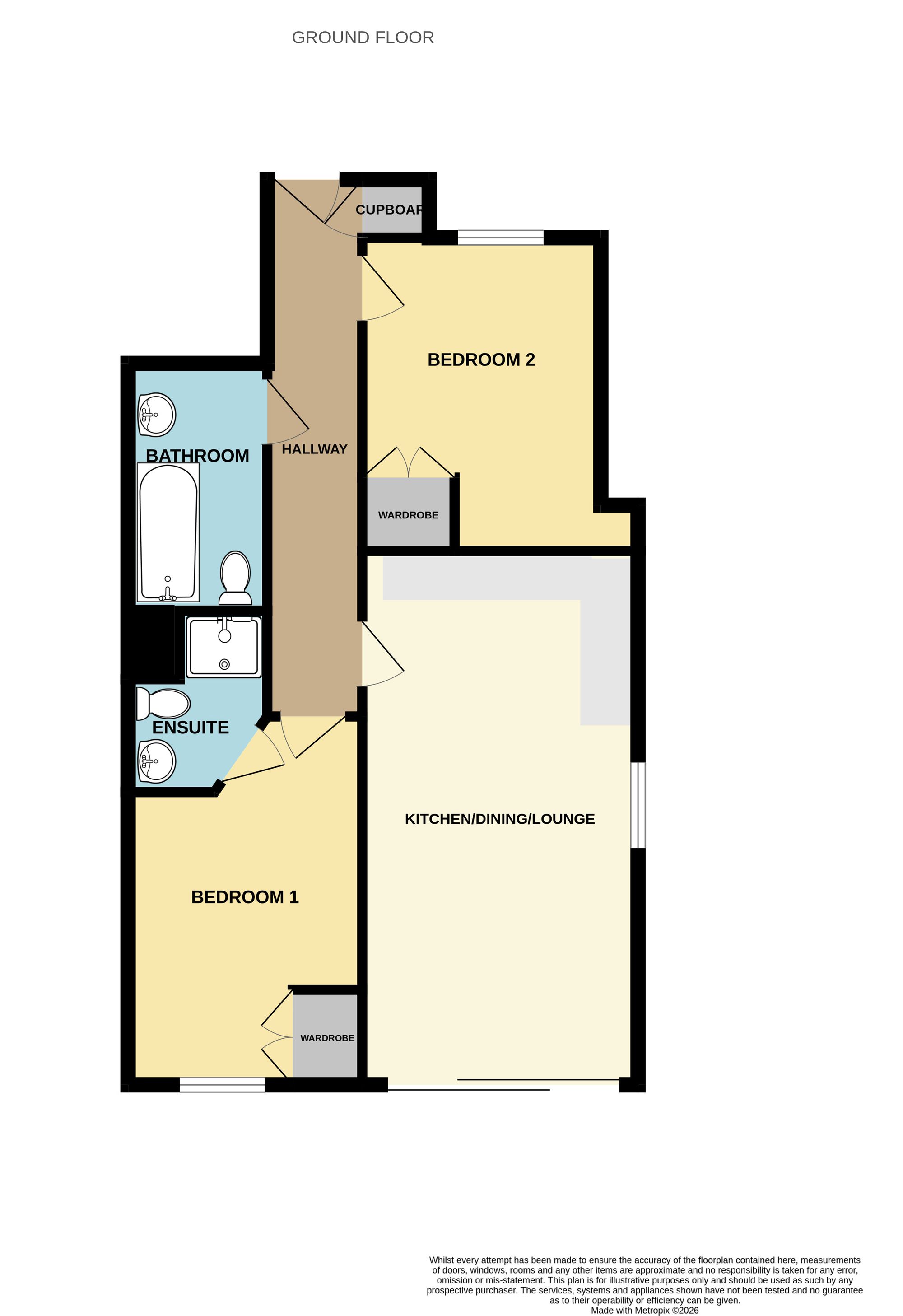 Flat 5, Colebridge Court, Cheltenham Road, Gloucester floorplan