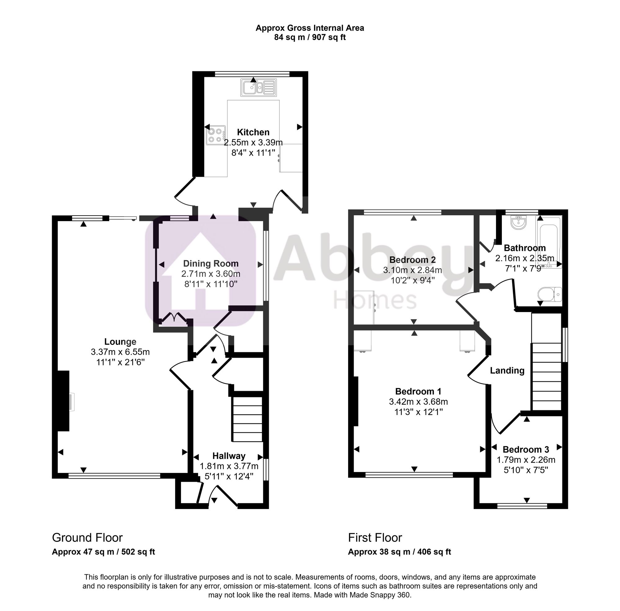 45 Wiltshire Road, Leicester floorplan