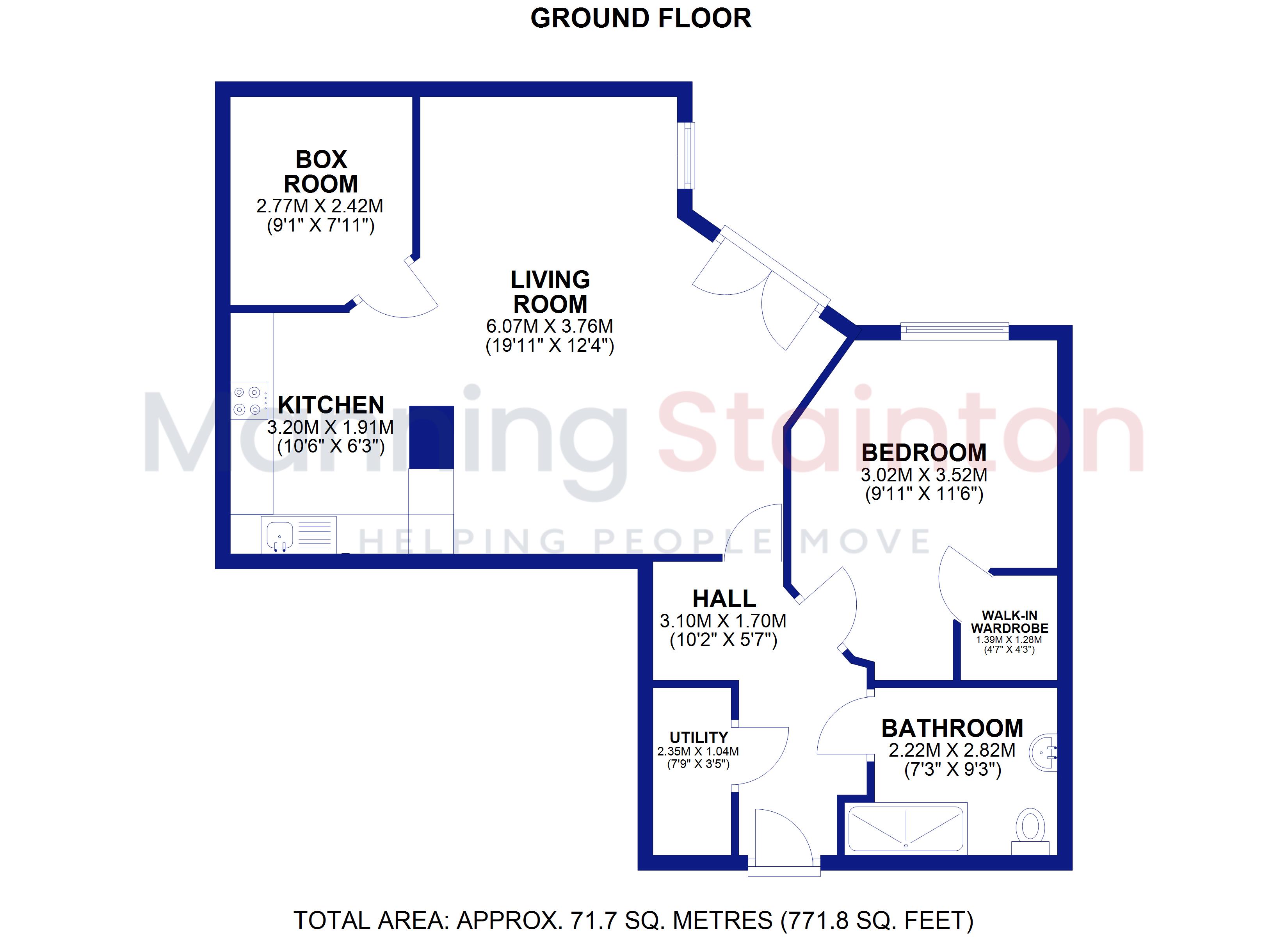 24, Thackrah Court, Leeds floorplan