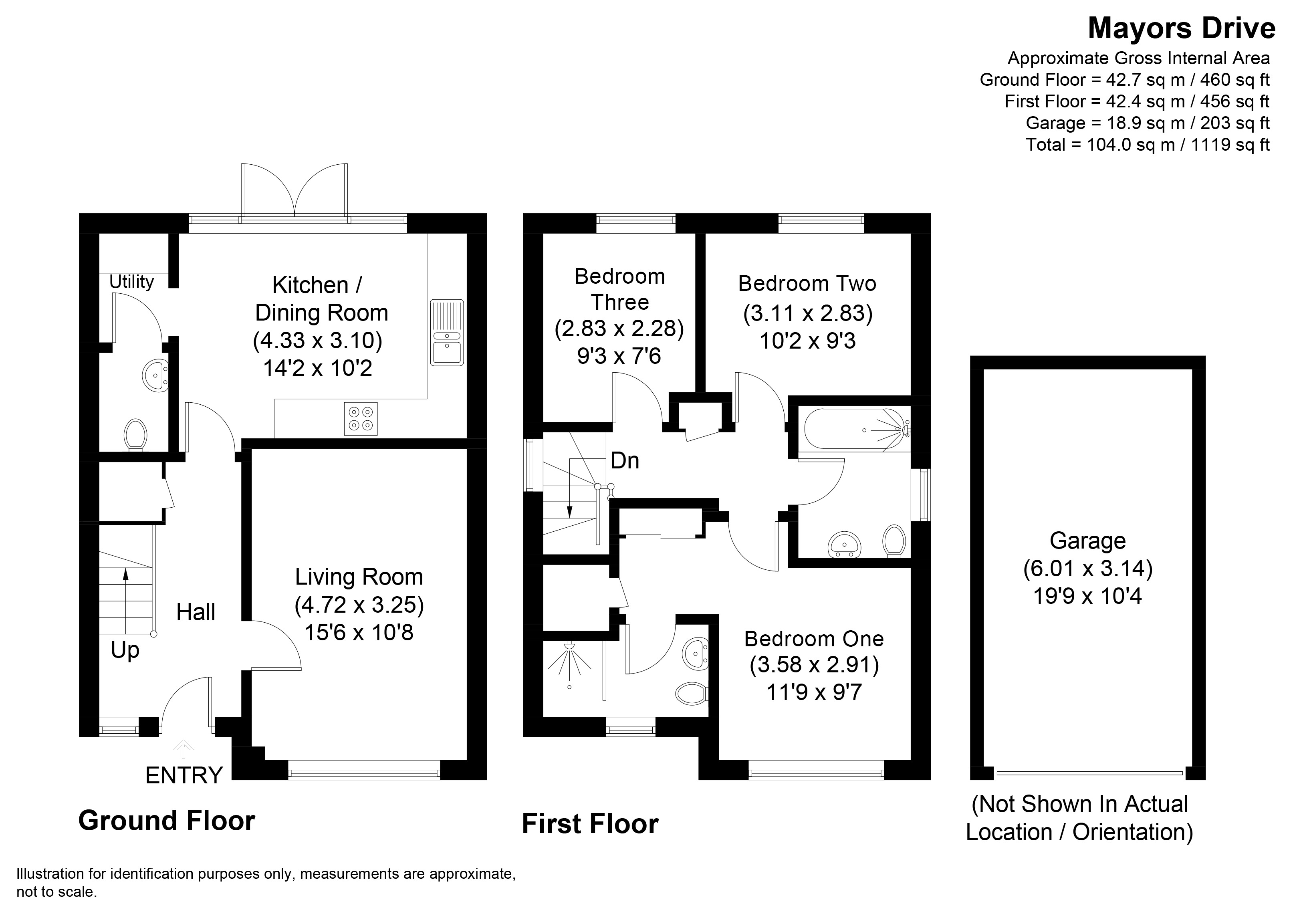 14, Mayors Drive, Alcester floorplan