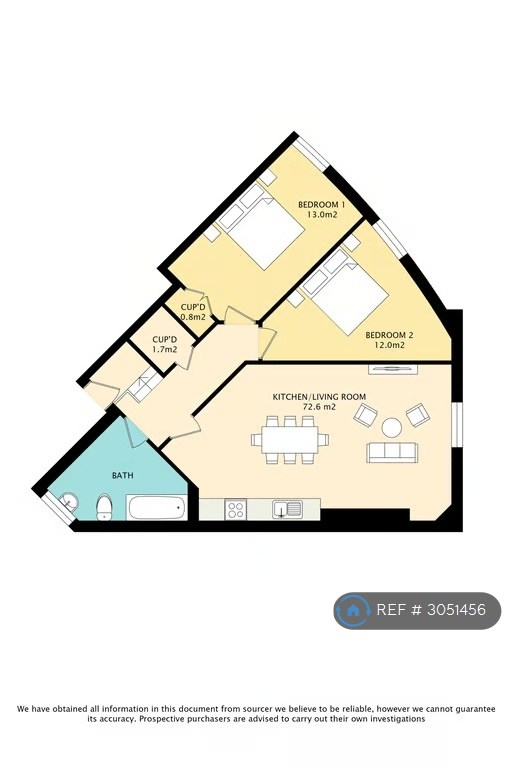 Buzzing Brighton, Richmond Place, Brighton floorplan