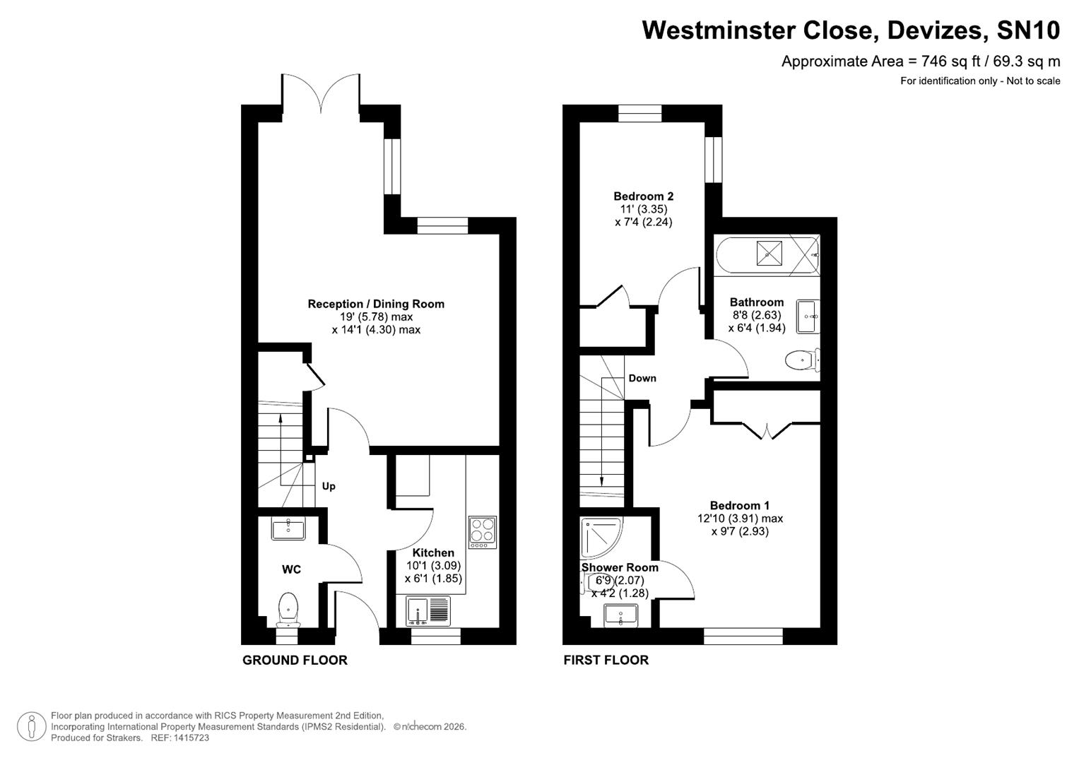 24, Westminster Close, Devizes floorplan