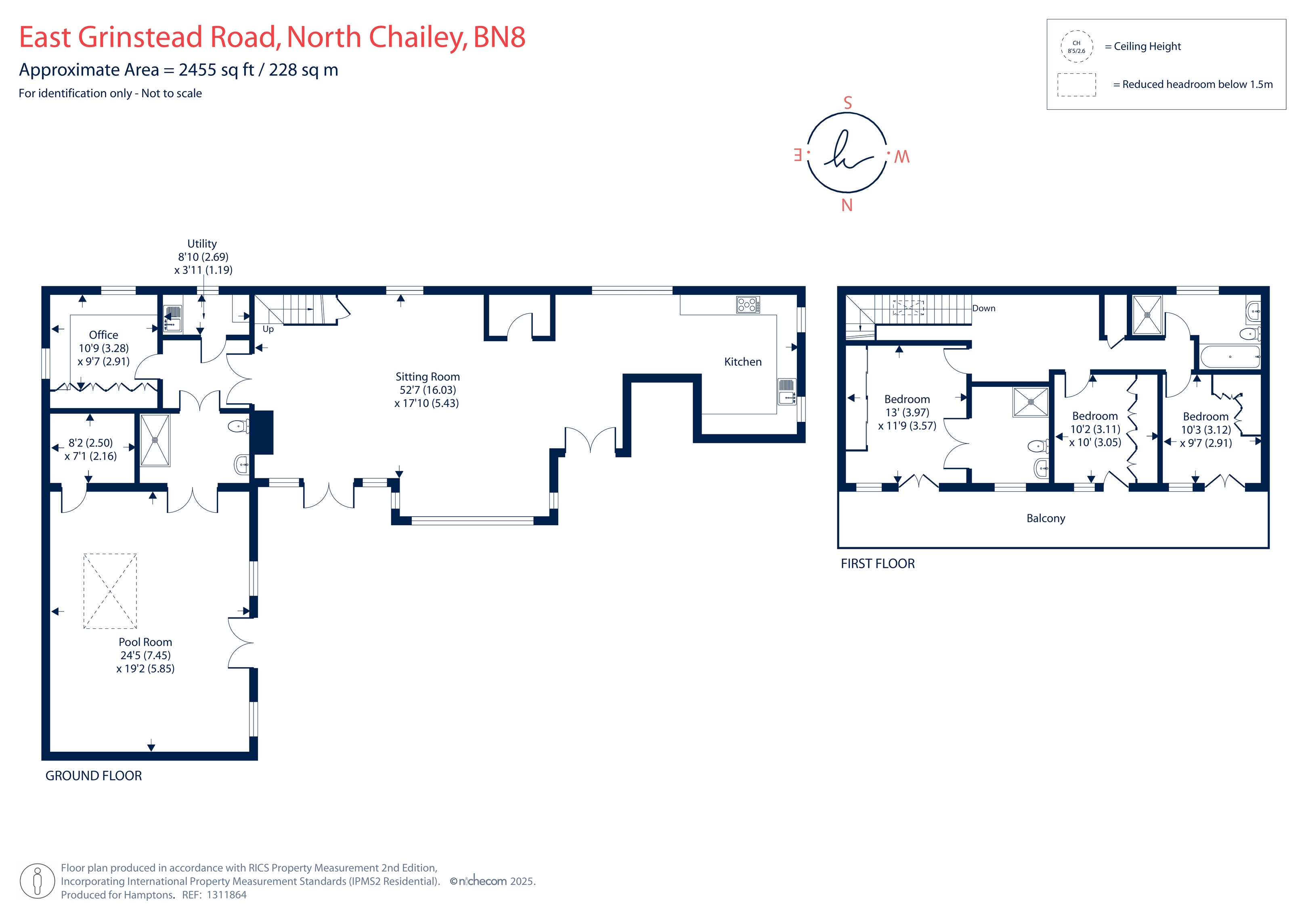 Sunrise, East Grinstead Road, North Chailey floorplan