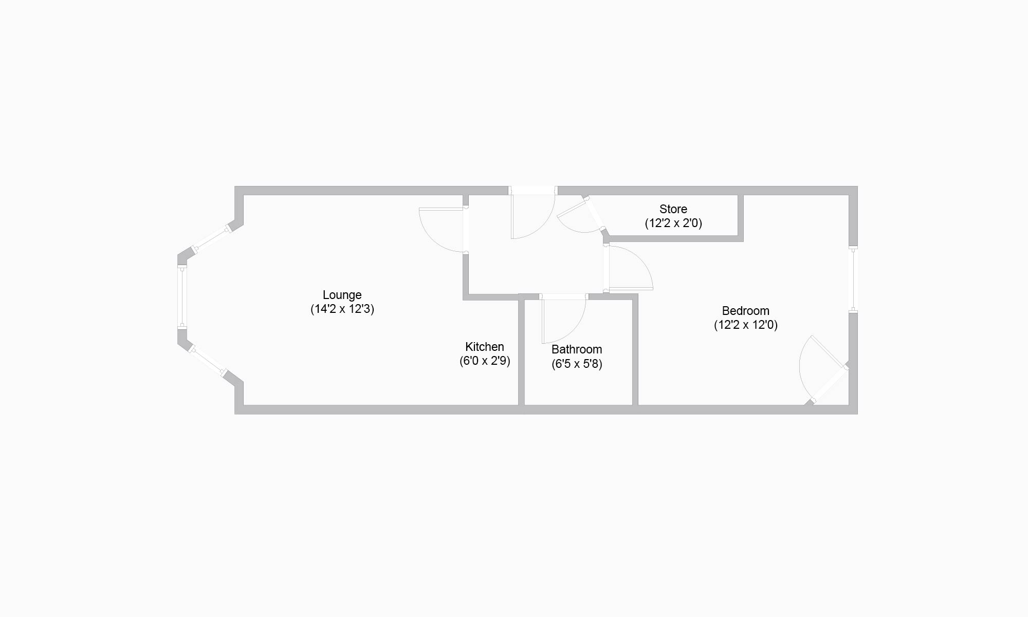 1 Bedrooms Flat for sale in Torrisdale Street, Flat 0/2, Queens Park, Glasgow G42