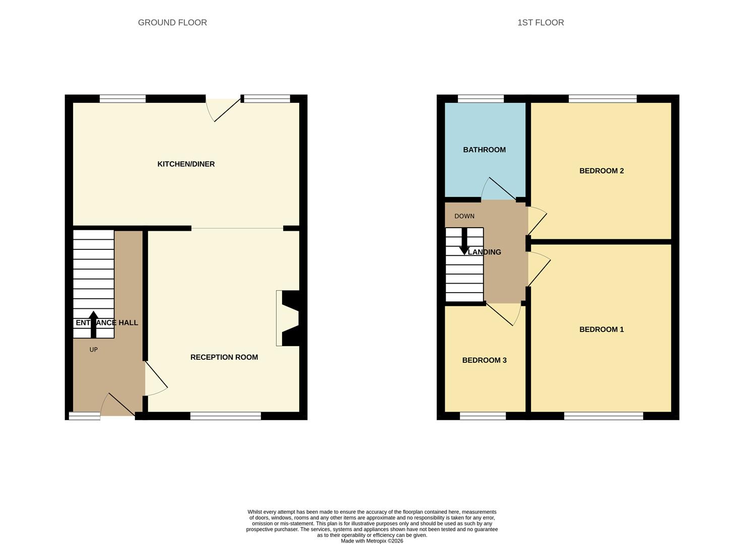 56, Elm Tree Close, Stalybridge floorplan