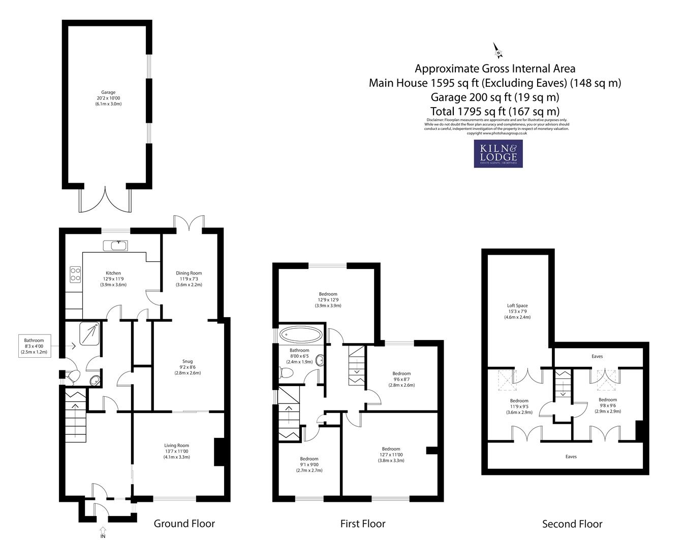 83, Gloucester Avenue, Chelmsford floorplan