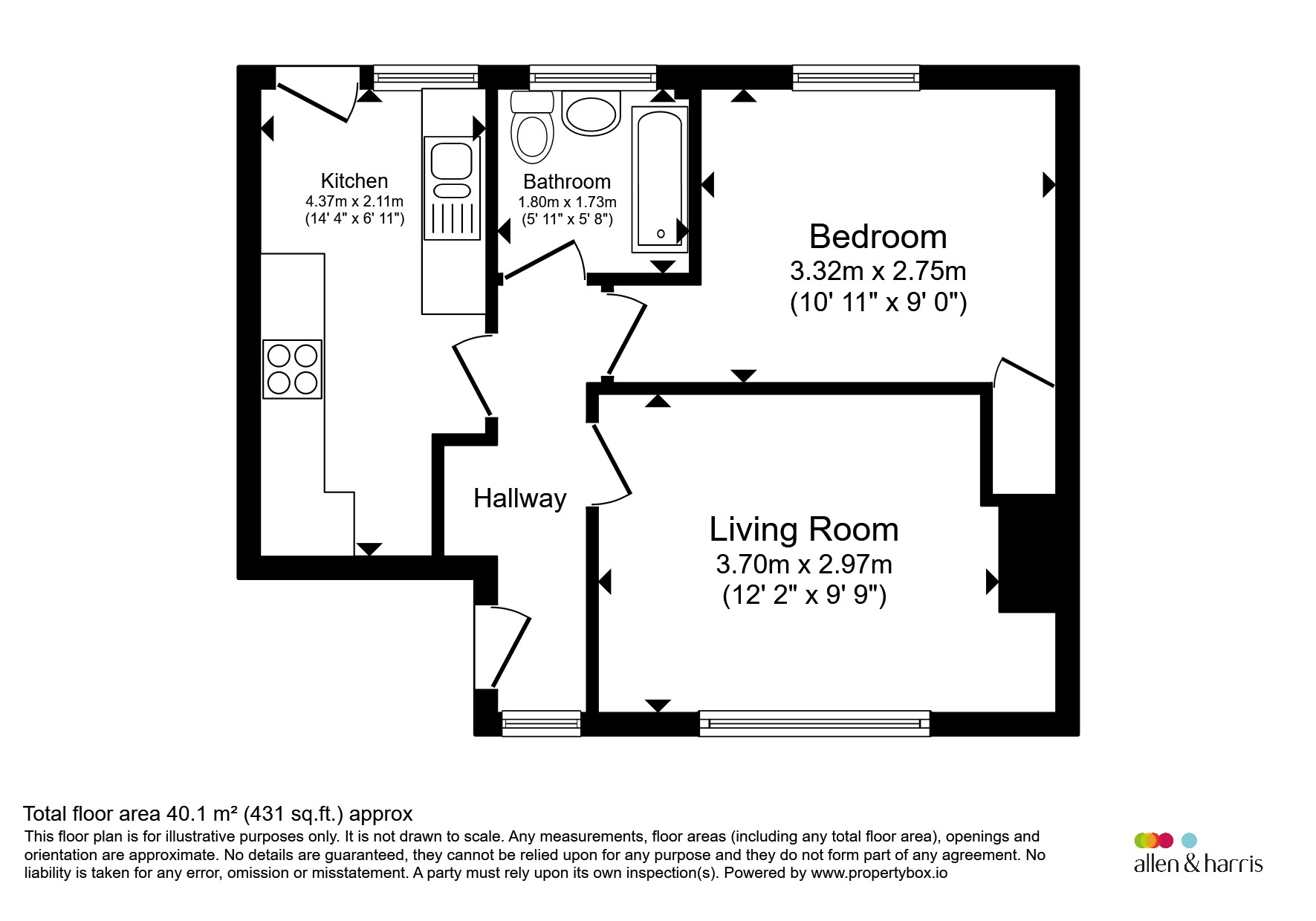 28, Allington Way, Chippenham floorplan