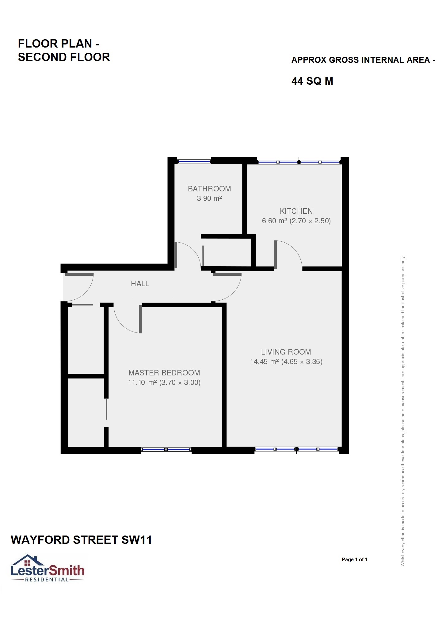 1 Bedrooms Flat to rent in Wayford Street, London SW11