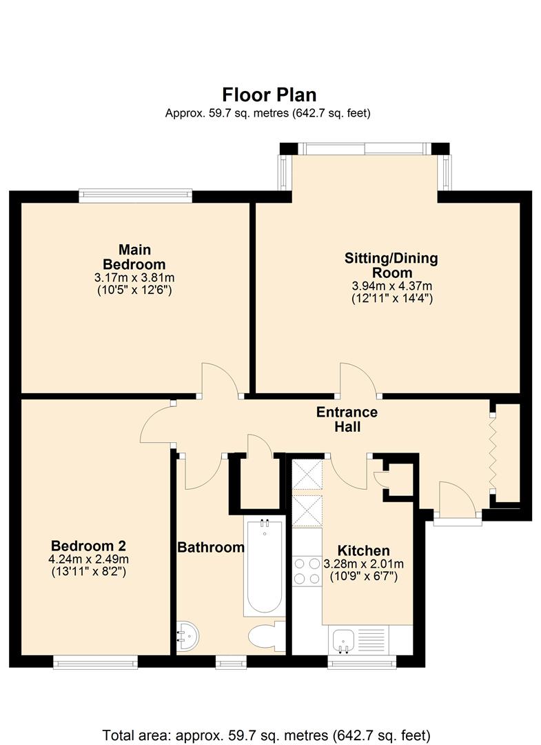 King Edmund Court, Gillingham SP8, 2 bedroom flat for sale 56149131