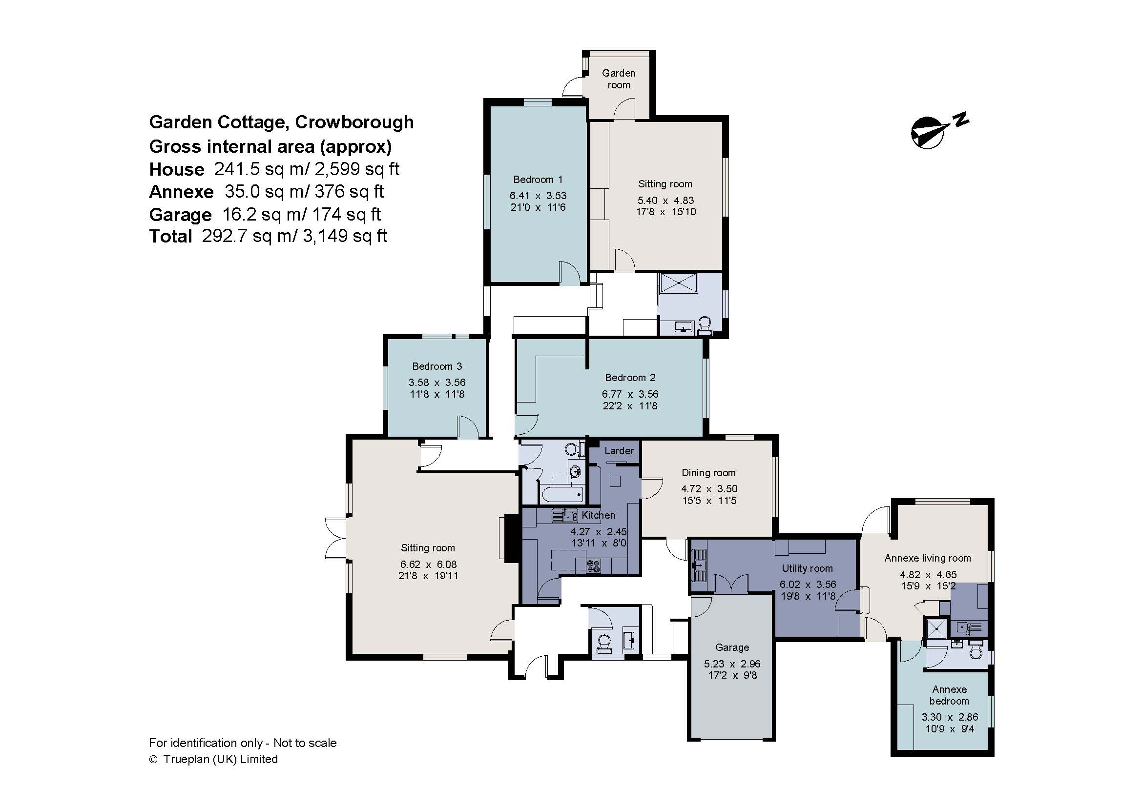 Garden Cottage,, Boars Head, East Sussex floorplan