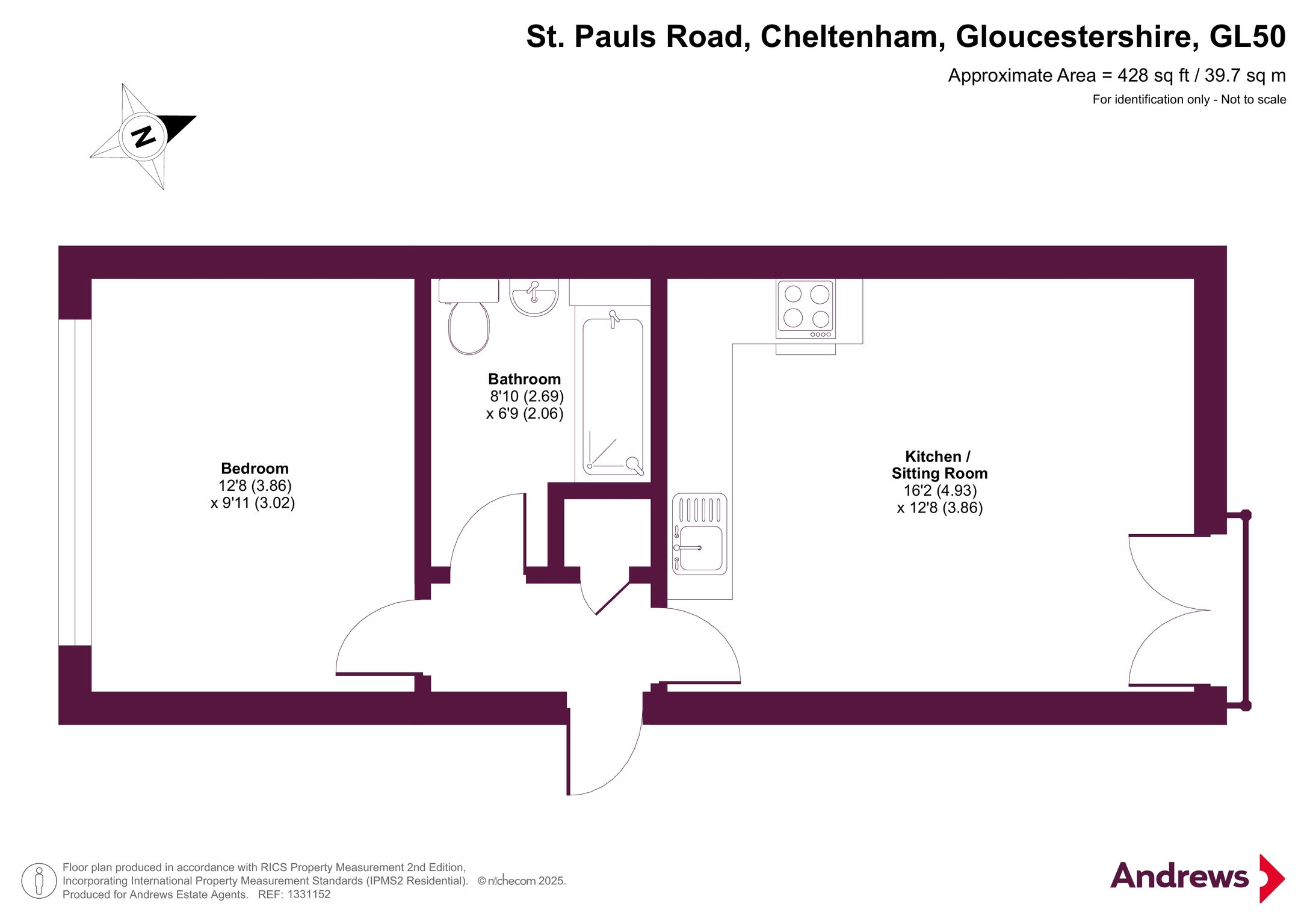 Flat 10, Coopers Court, 58, St. Pauls Road, Gloucestershire floorplan