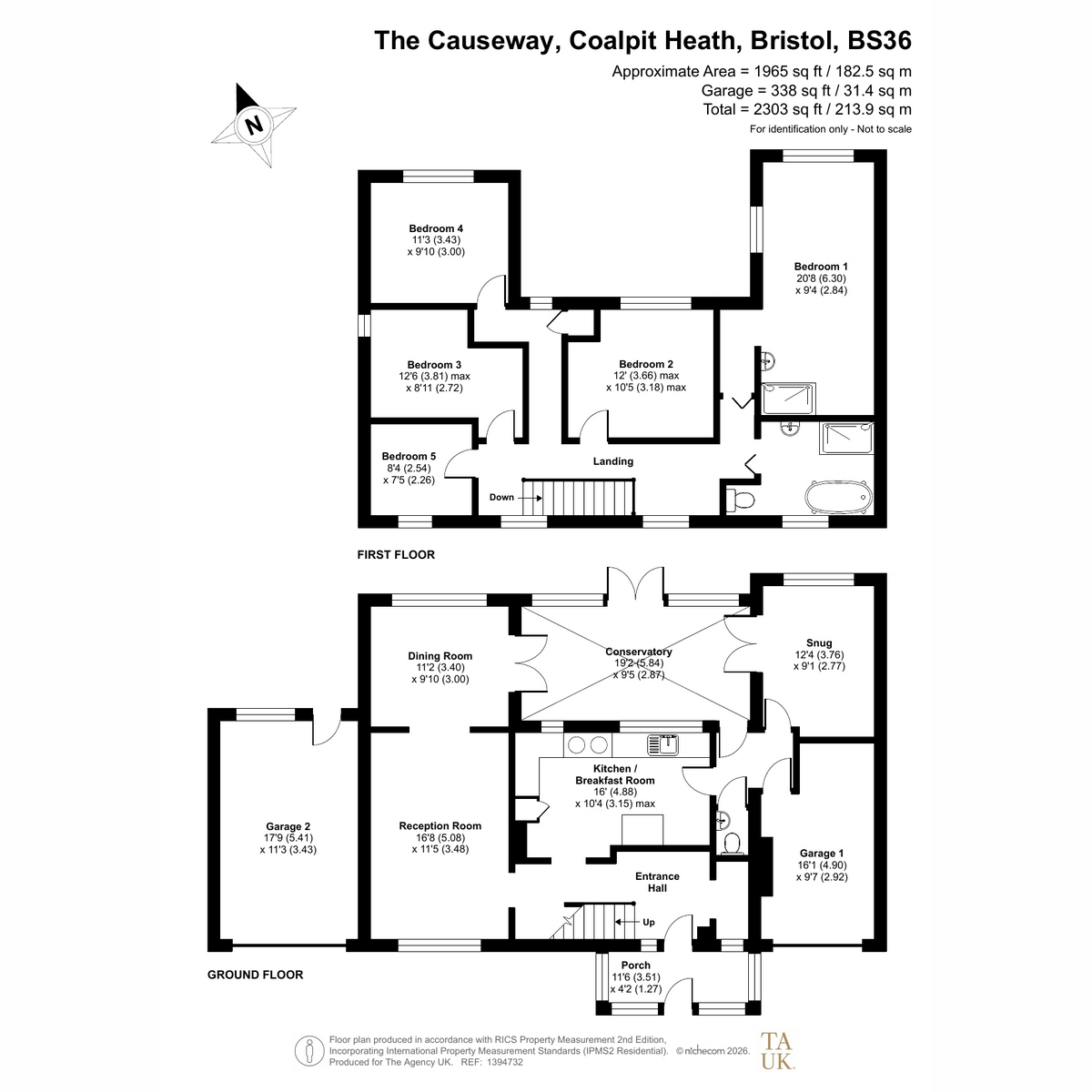 35, The Causeway, Bristol floorplan