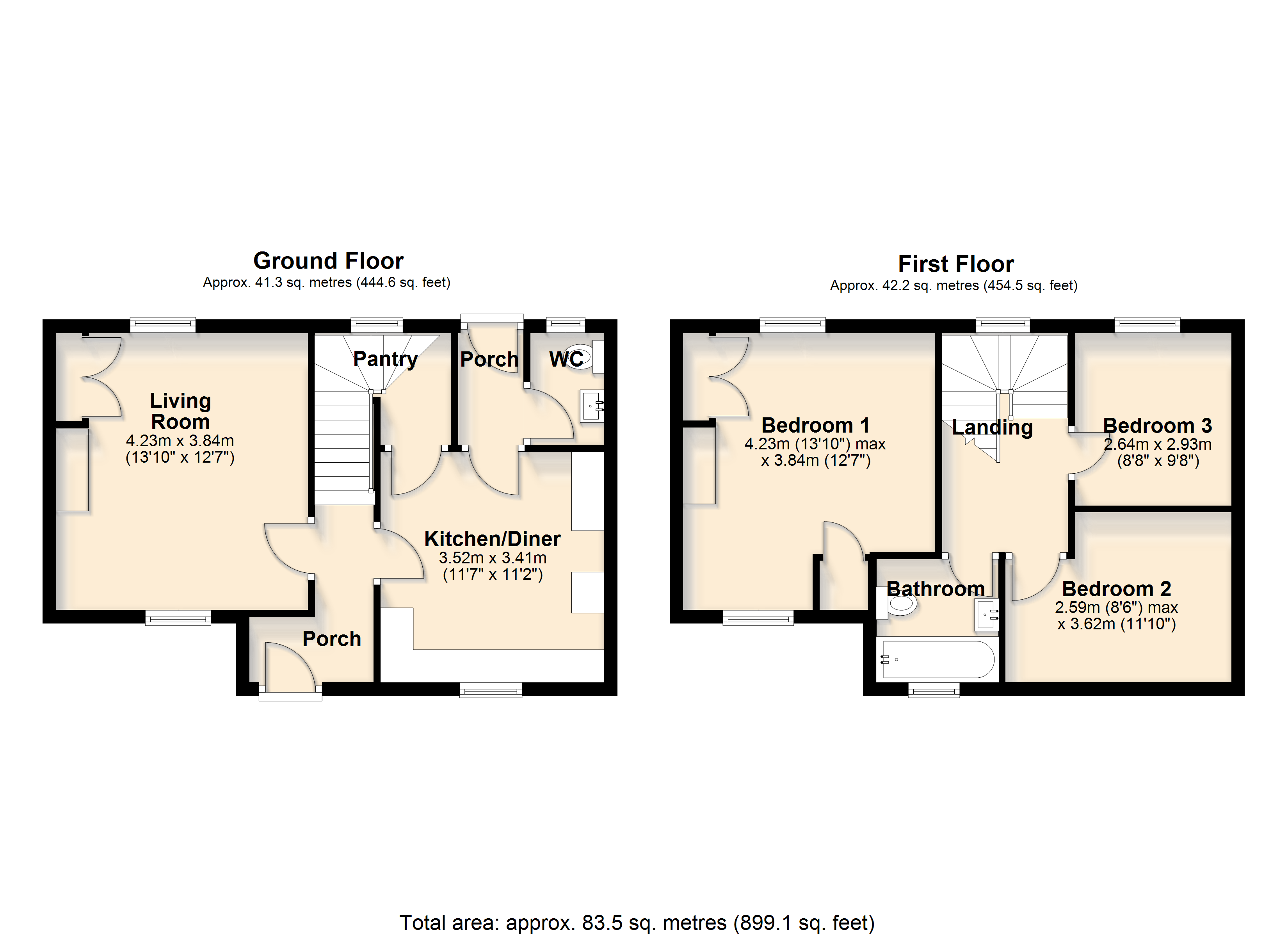 1, Station Road, Tavistock floorplan