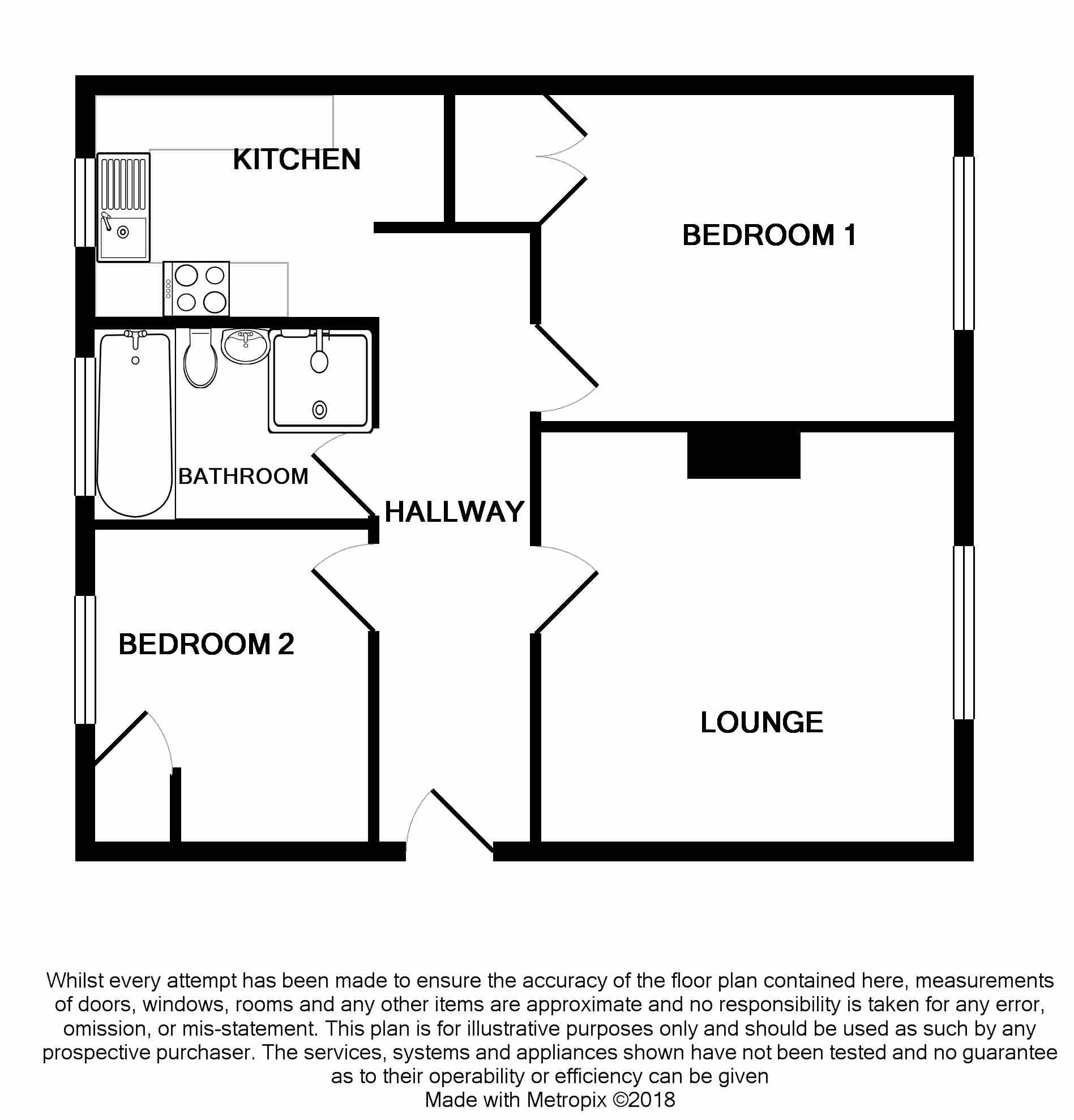 40 Meadow Court,, Anchor Meadow, Hampshire floorplan