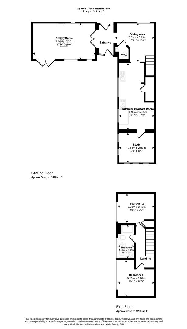 9, Brookside, Milborne Port floorplan