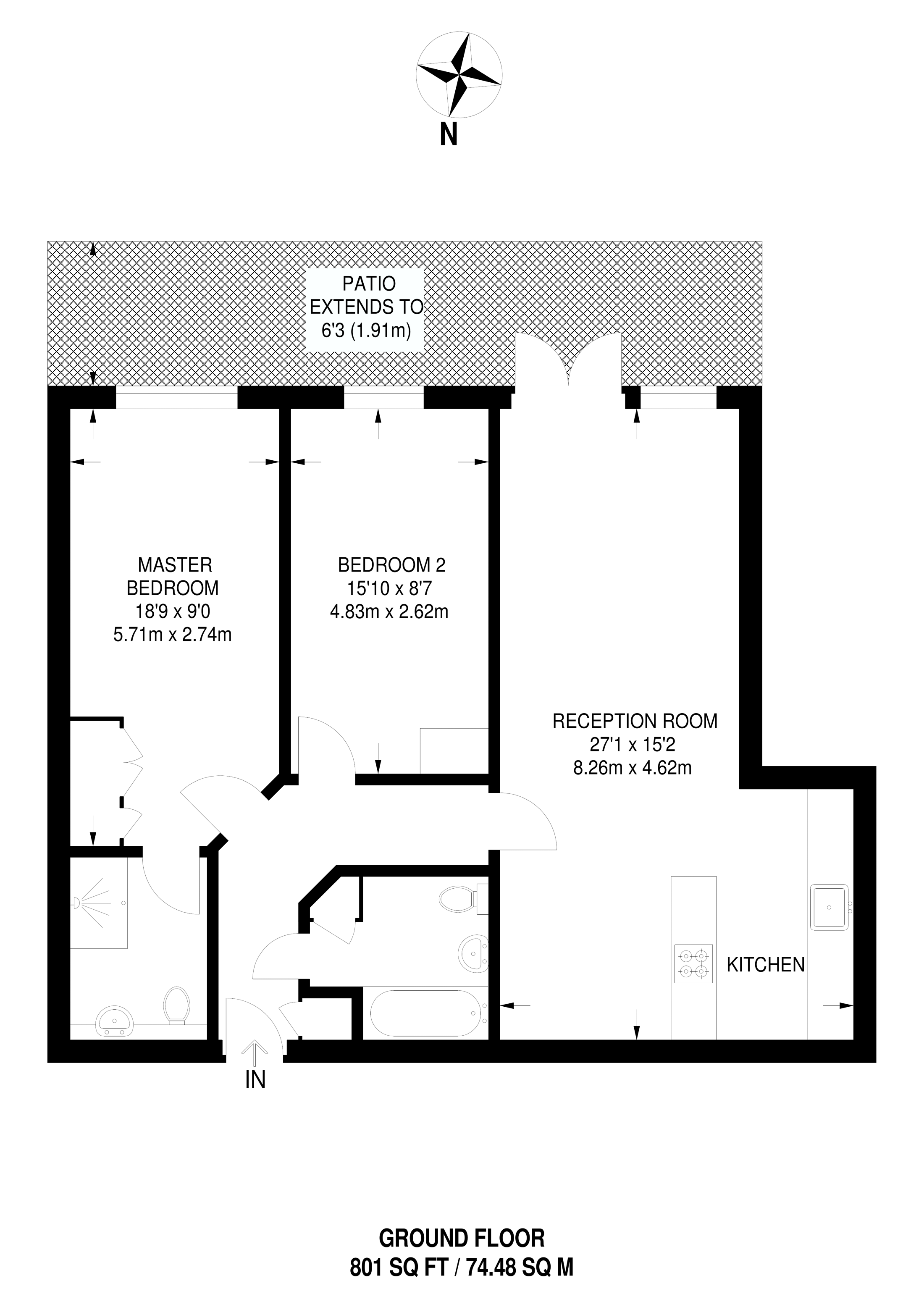 2 Bedrooms Flat to rent in Sovereign Place, Harrow HA1