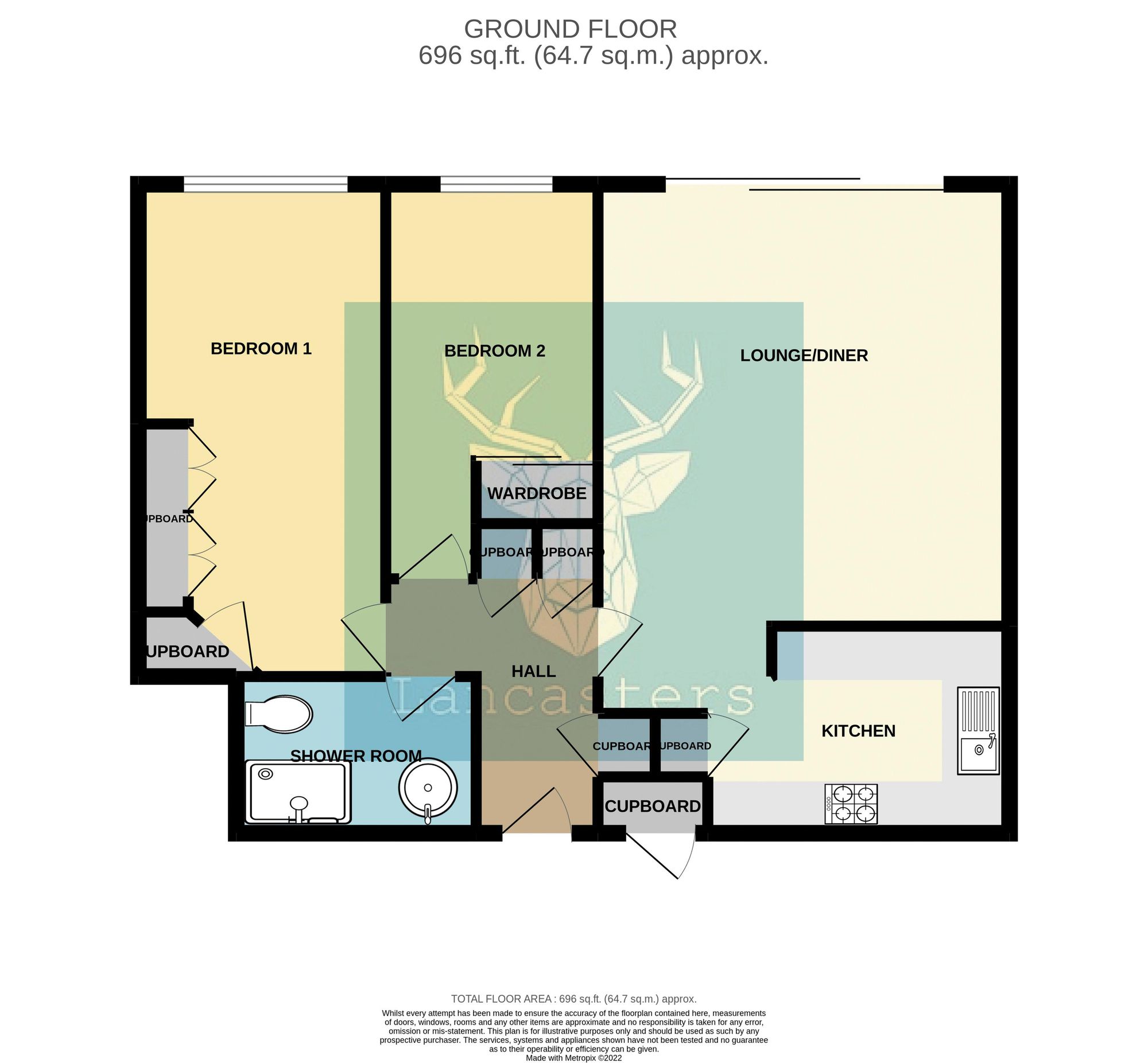 Flat 7, Grantham Court, Cowes floorplan