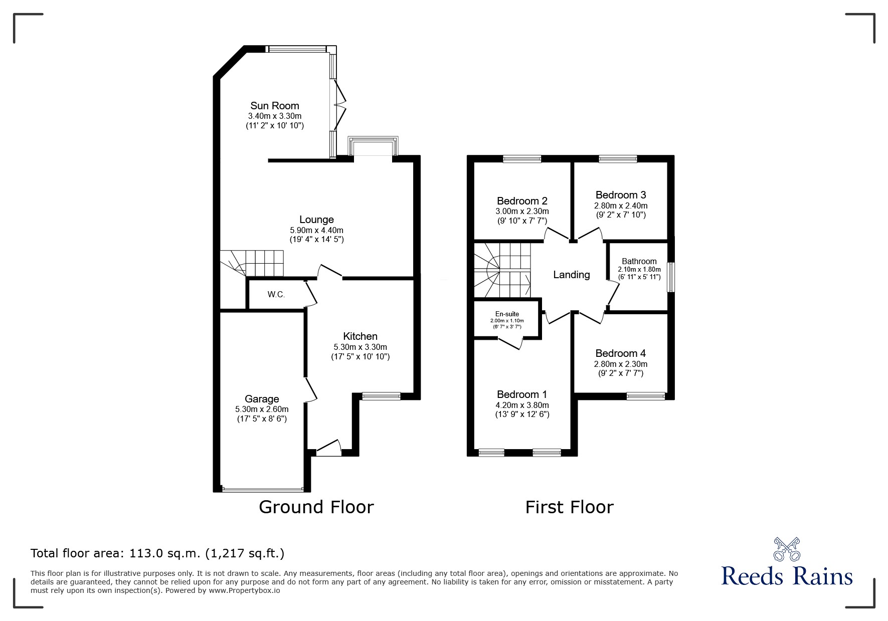 24, Park View Close, Staffordshire floorplan