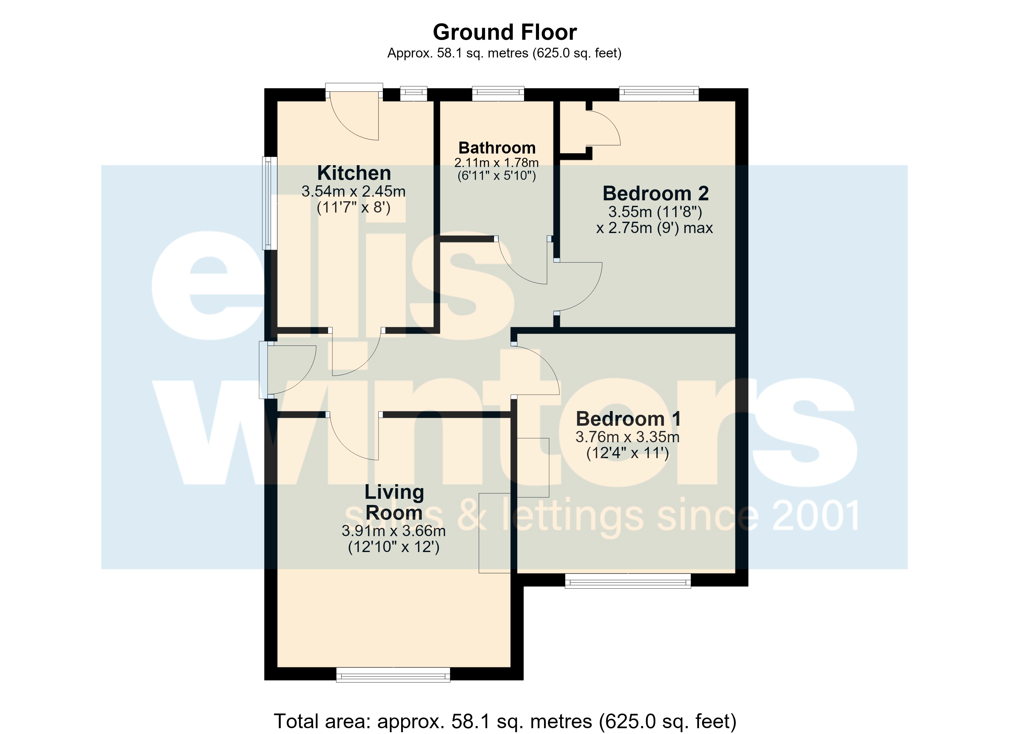 13, Westbourne Road, Chatteris floorplan