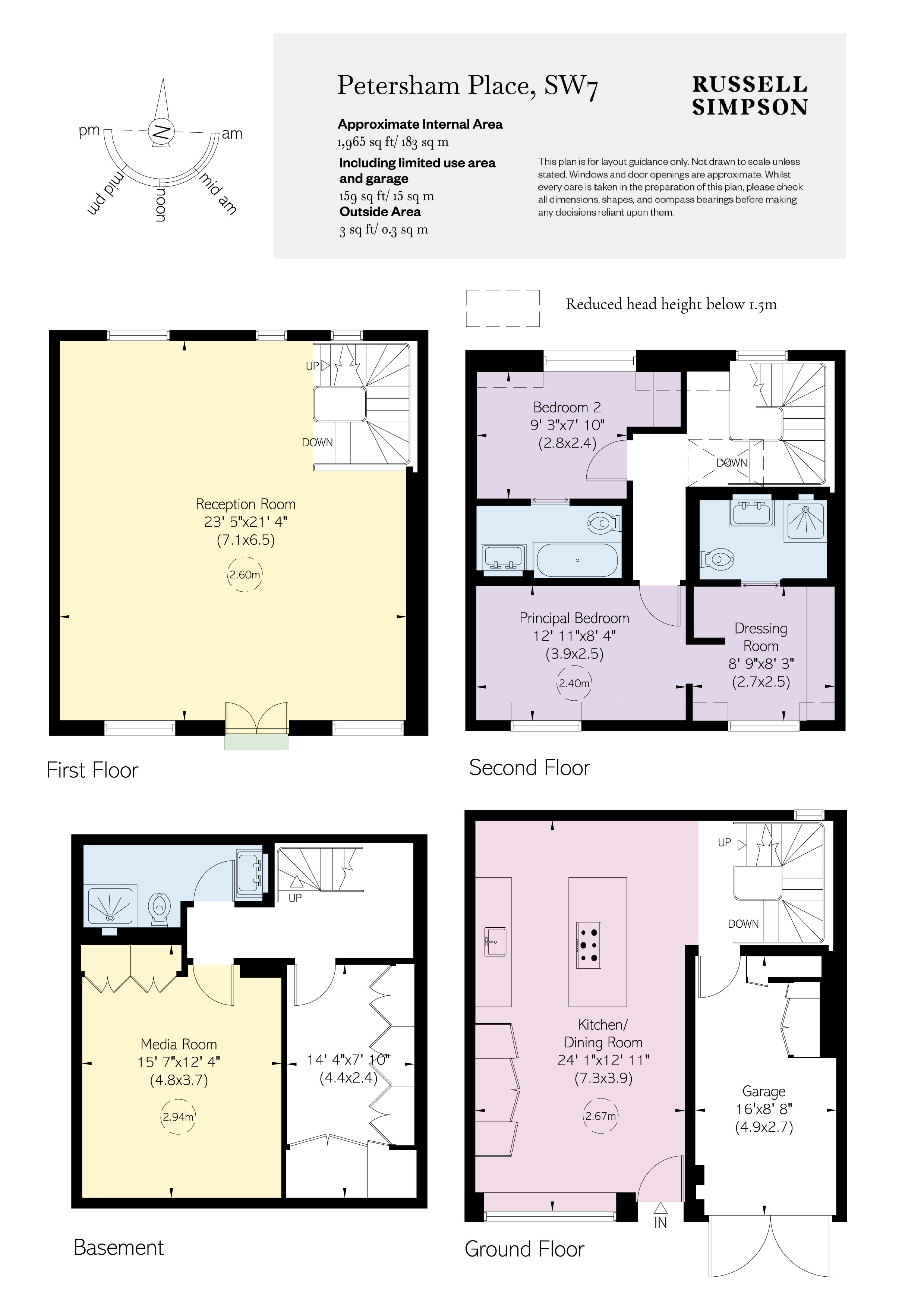 7, Petersham Place, South Kensington floorplan