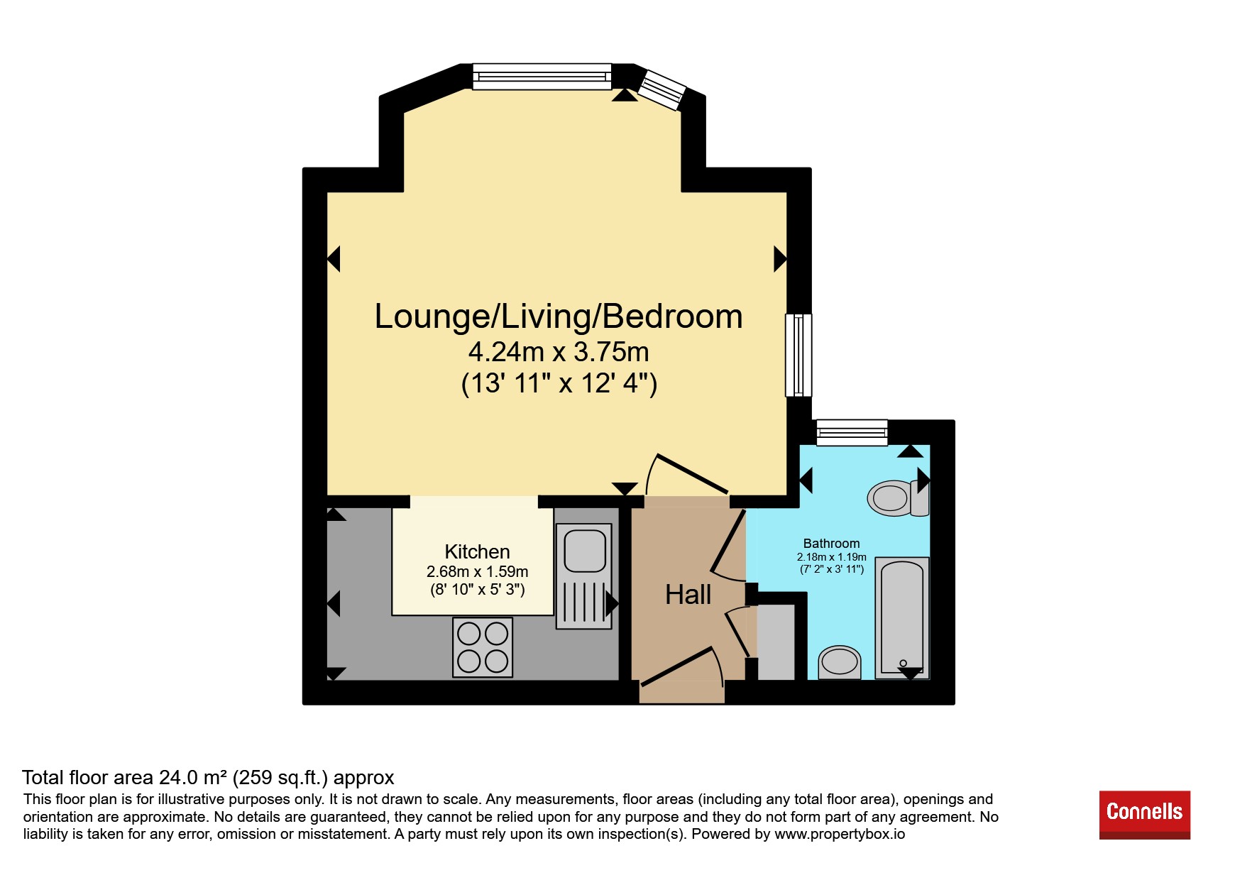 Flat 16, 148, Hill Lane, Southampton floorplan