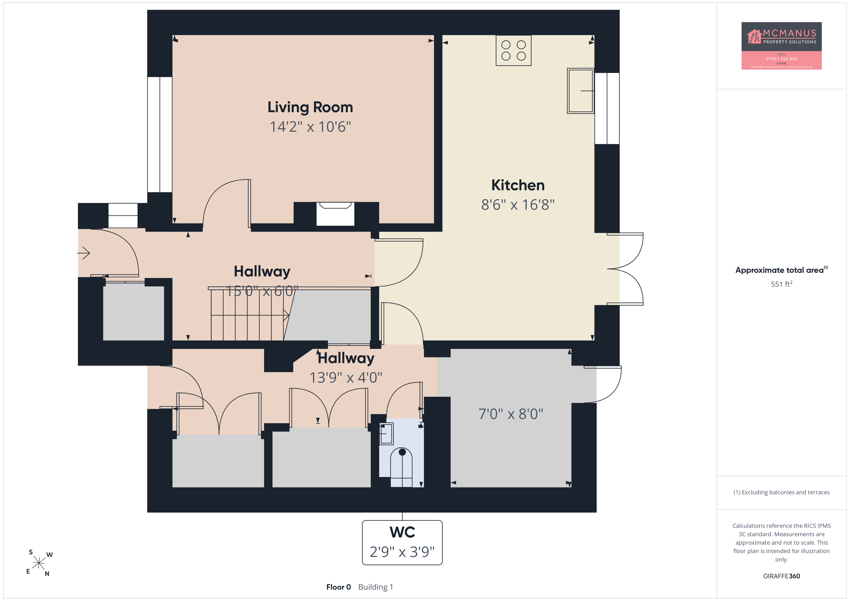 119, Broad Oak Way, Stevenage floorplan