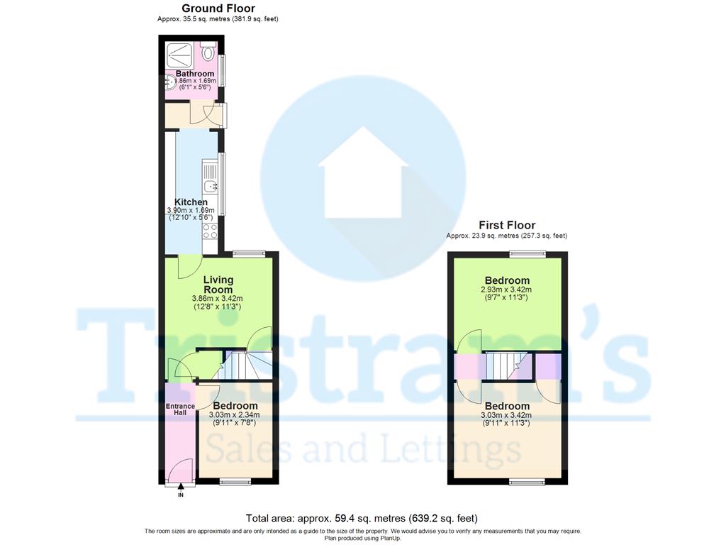 2 bed, 42, Brixton Road, Nottingham floorplan