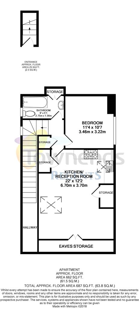 1 Bedrooms Flat for sale in York Road, Woking, Surrey GU22