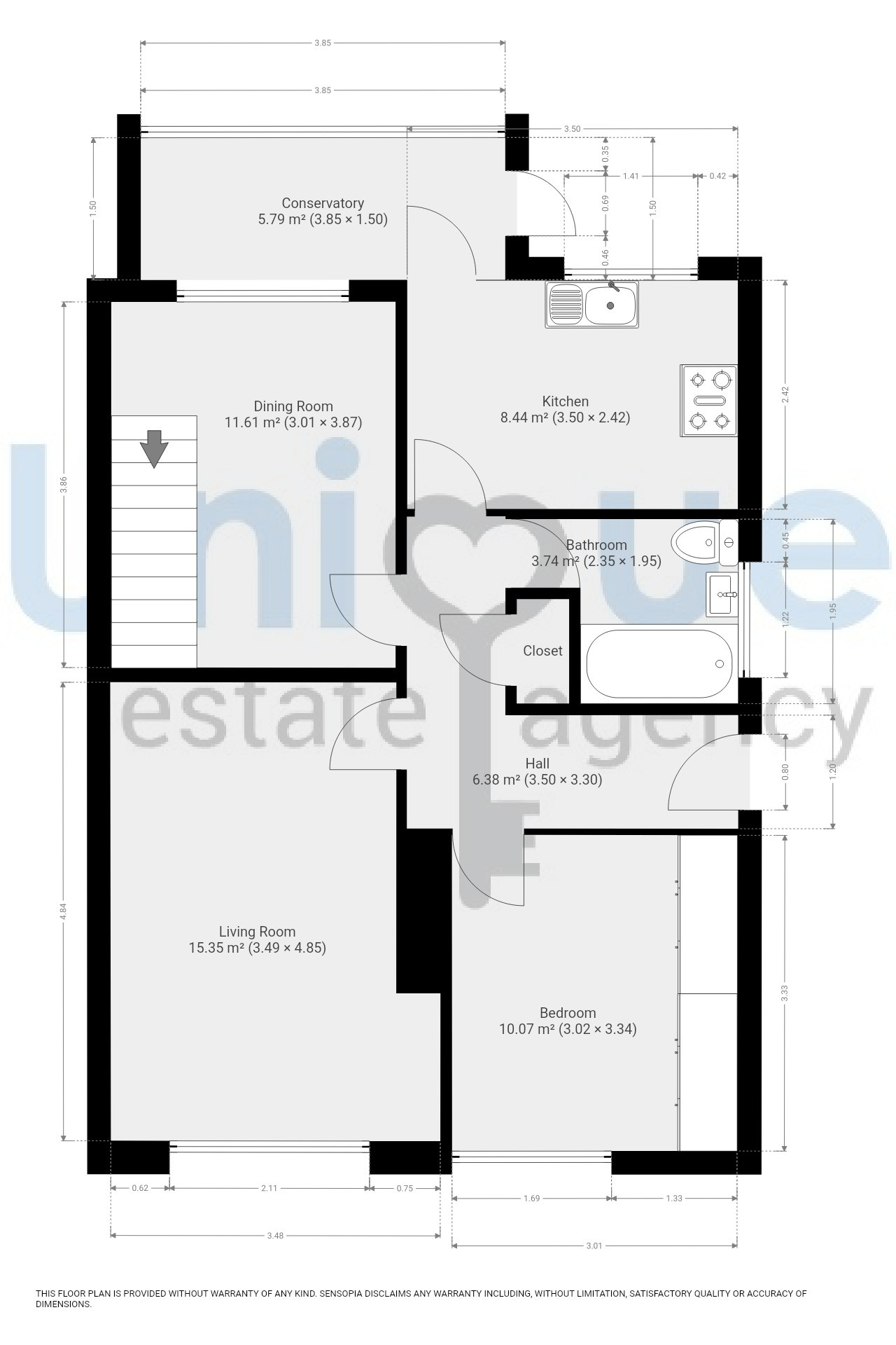 40, Milburn Avenue, Thornton-Cleveleys floorplan