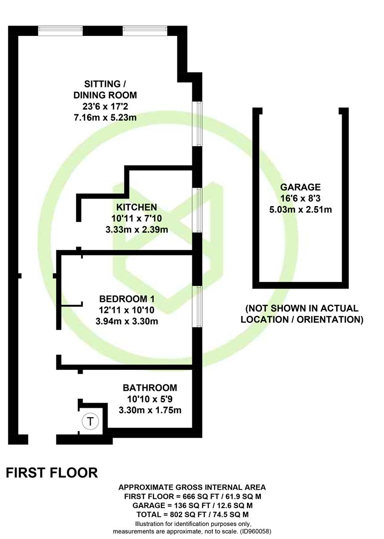 Montfort College, Romsey, Hampshire SO51, 1 bedroom flat for sale