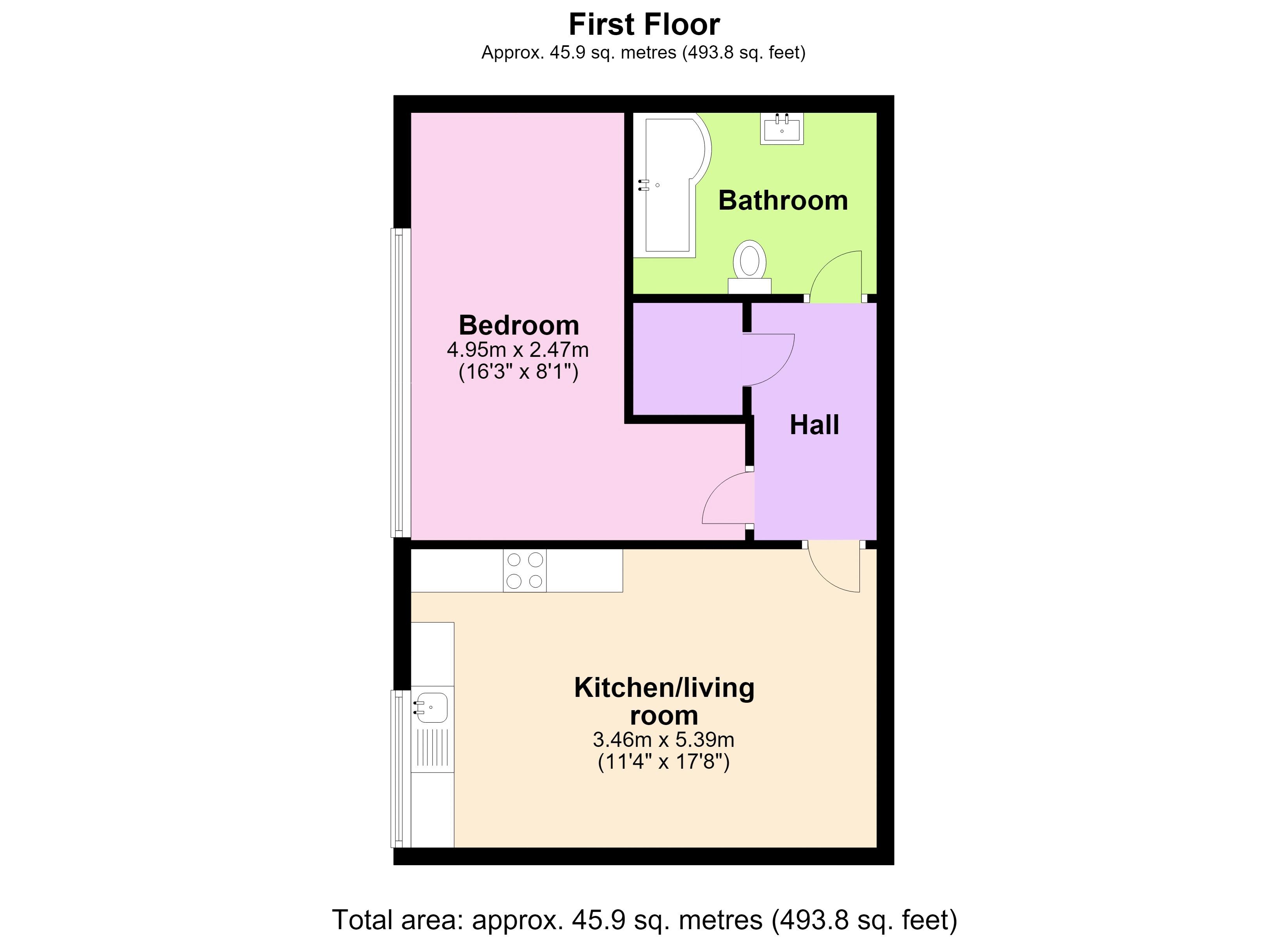 66 Pavilions Court, Windsor Road, Trowbridge floorplan