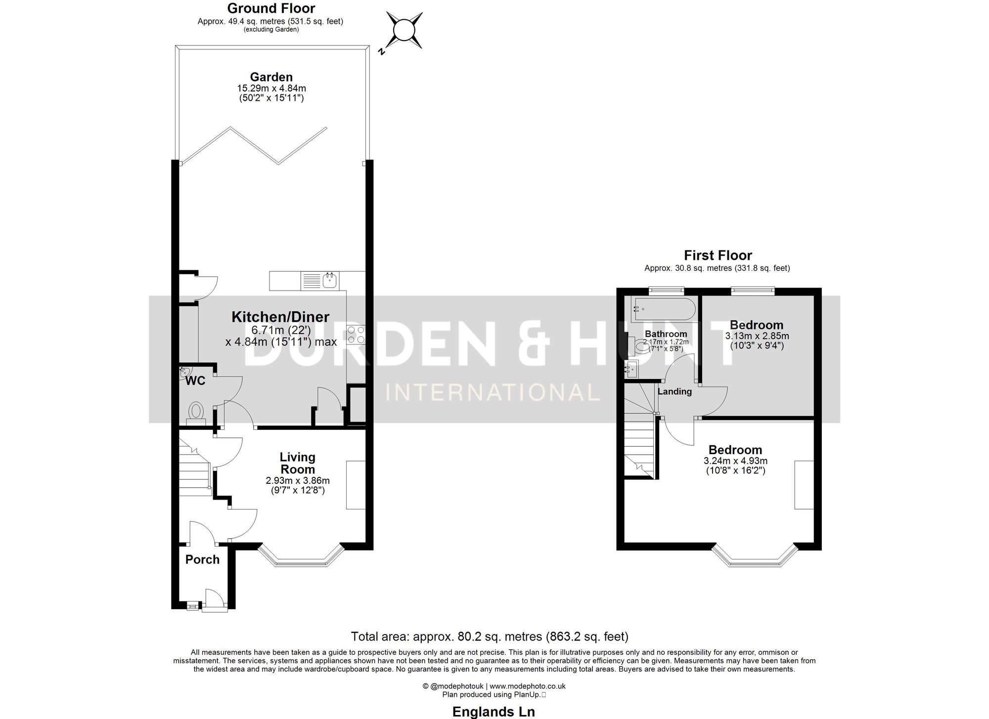 165 Englands Lane, Loughton floorplan