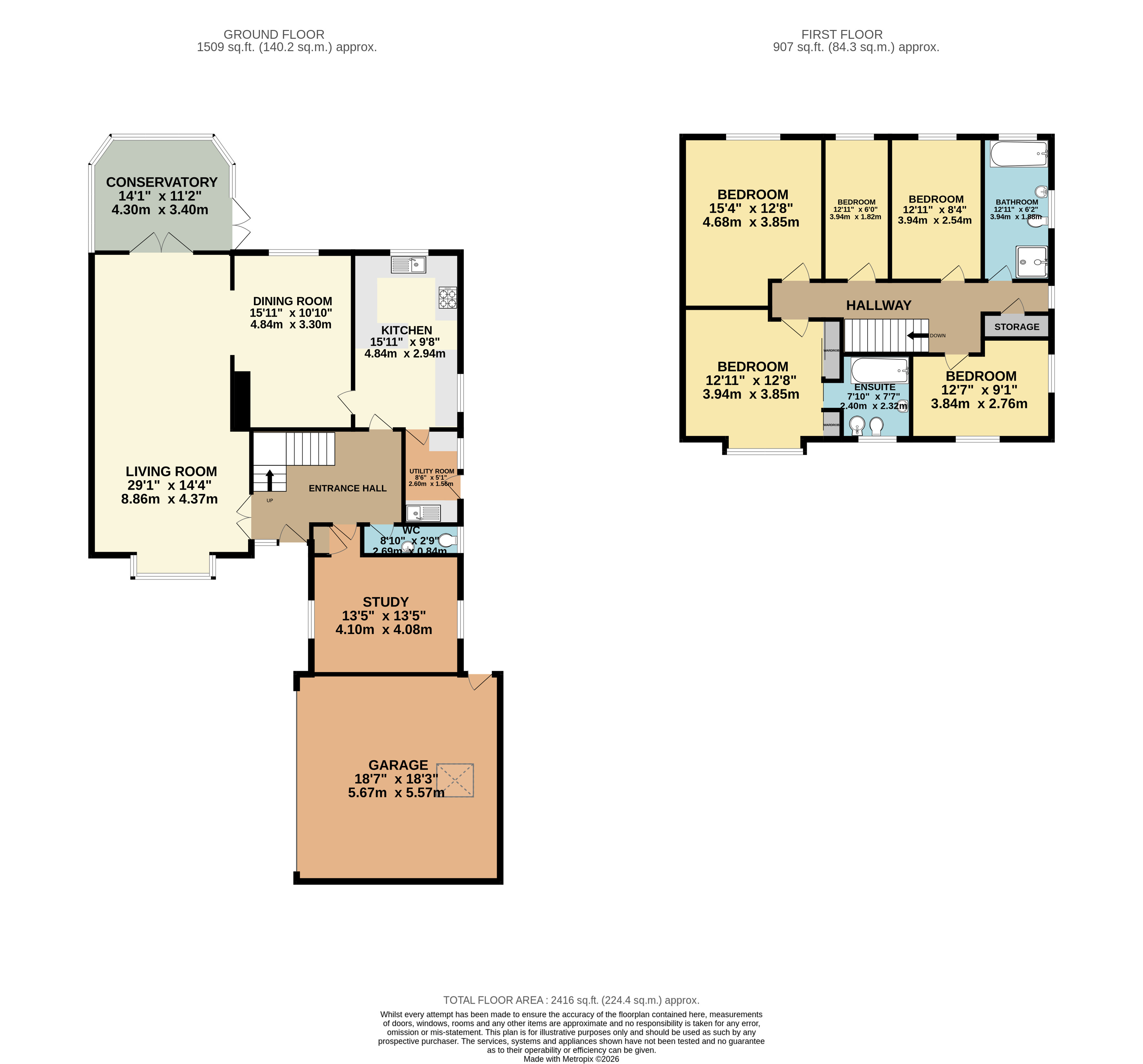 2, Dinglewood Close, Bristol floorplan