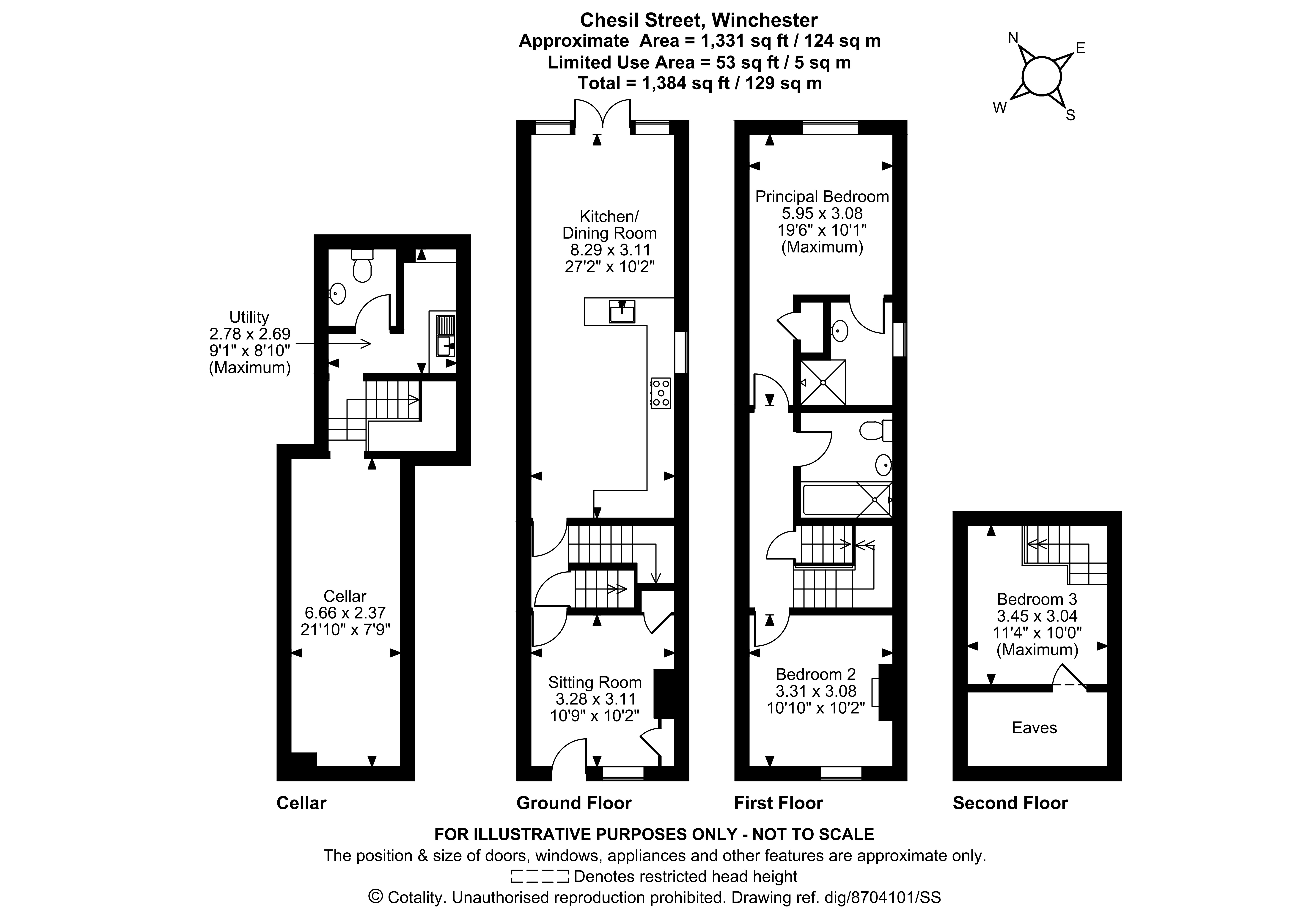 16, Chesil Street, Hampshire floorplan