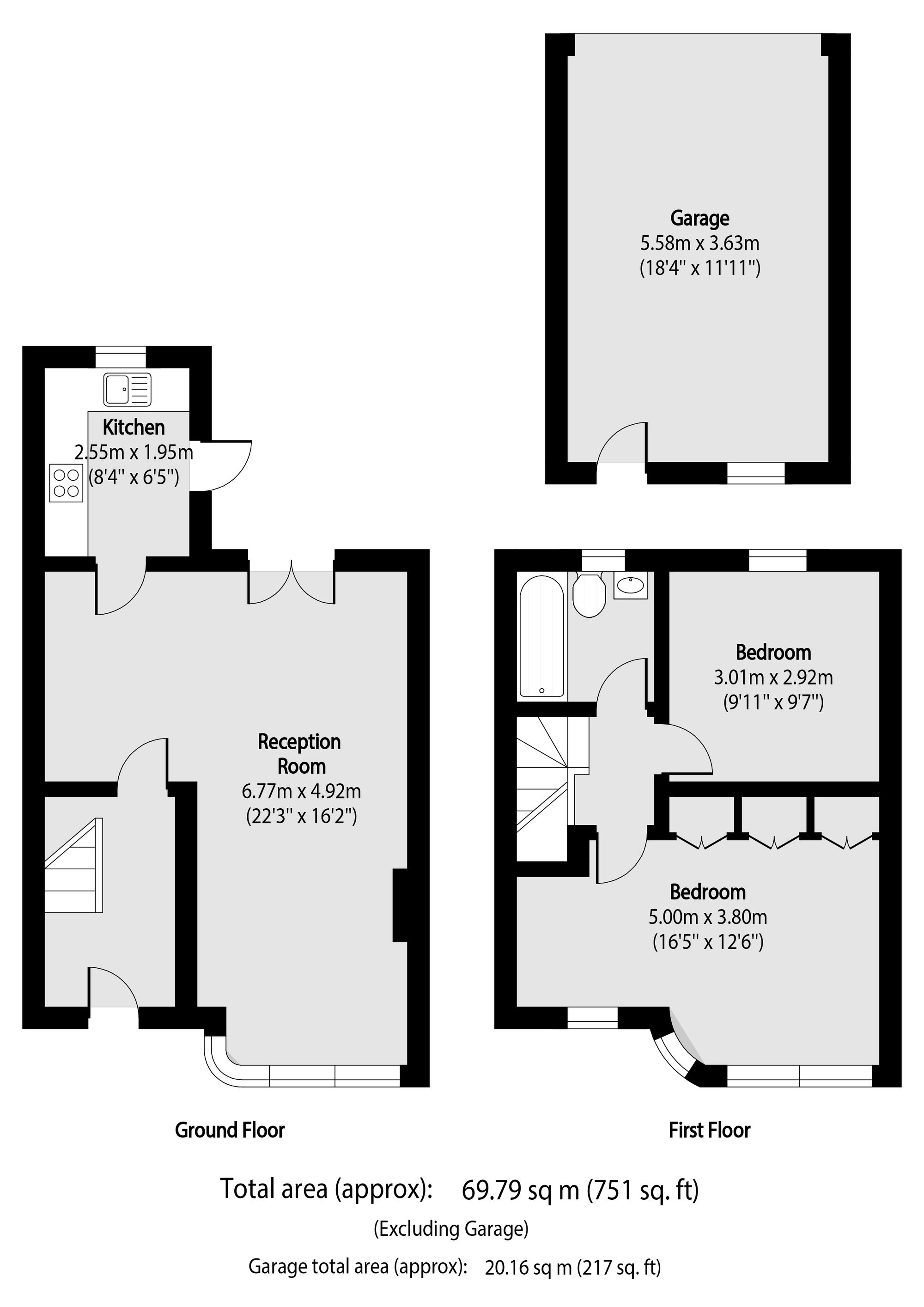 96 Beverley Road, Ruislip floorplan