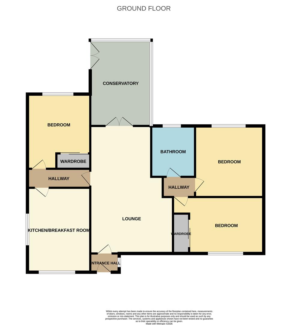 142, Caton Crescent, Stoke-On-Trent floorplan