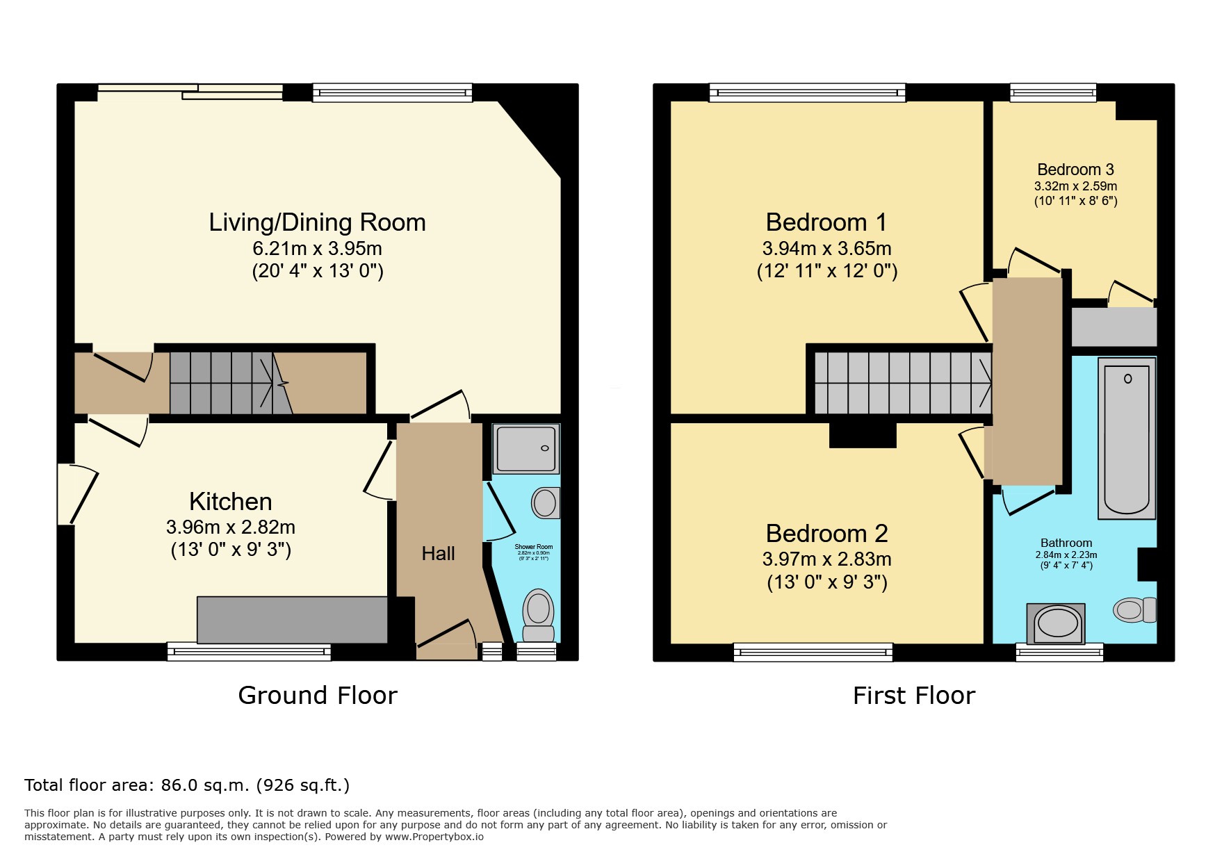 7 Johnson Rise, Leicester floorplan