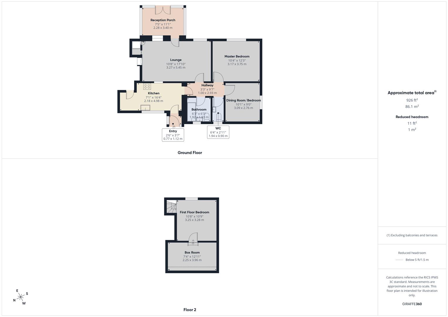 Jessamine, Cockaynes Lane, Colchester floorplan