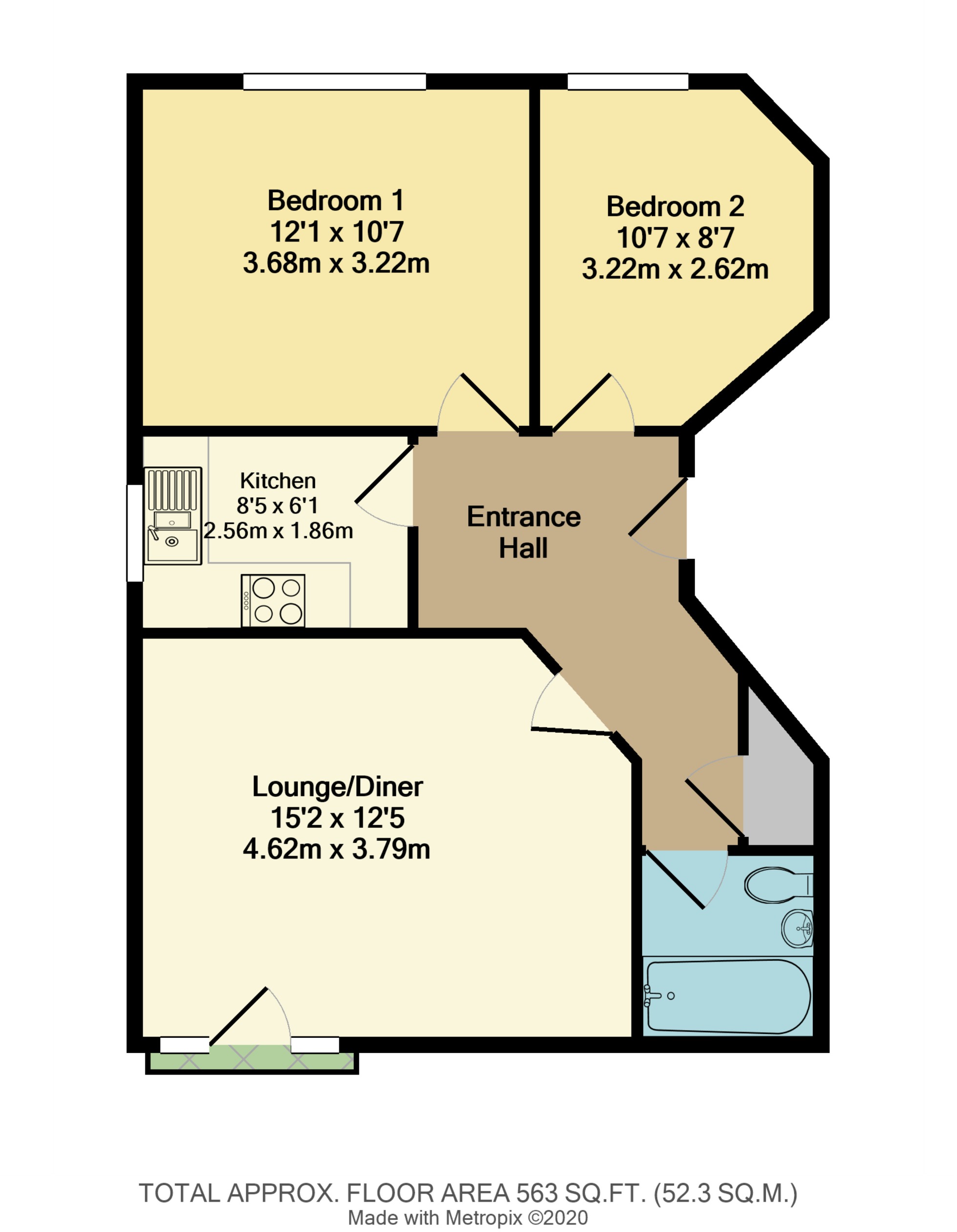 9, Pineridge Gardens, 15 Westcote Road, Reading floorplan