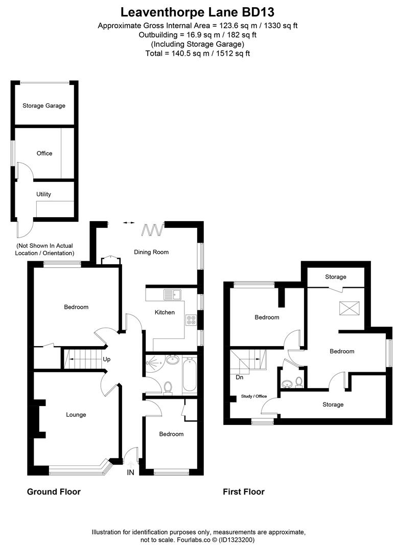244, Leaventhorpe Lane, Bradford floorplan