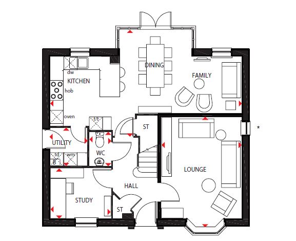 Fence Avenue, Macclesfield floorplan