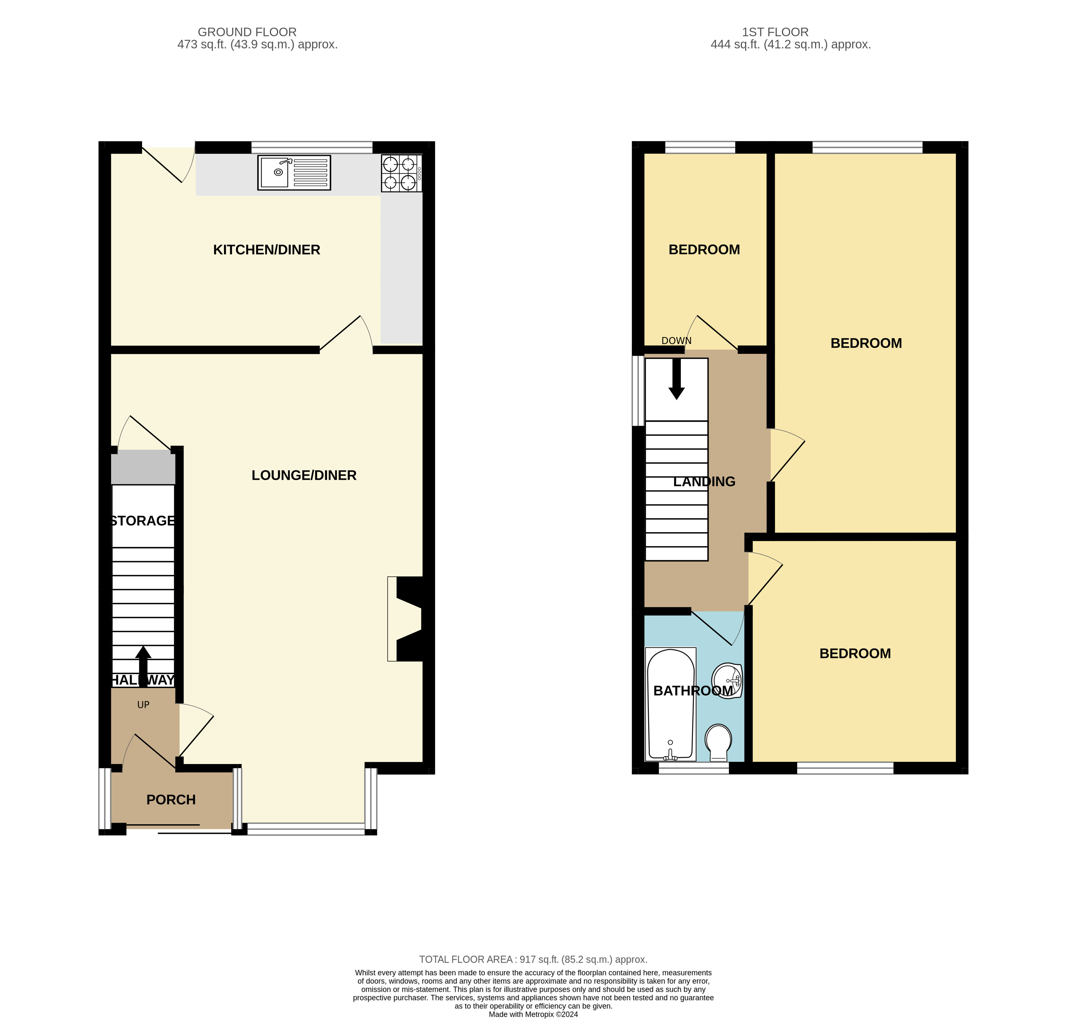 4, Burniston Gardens, Scarborough floorplan